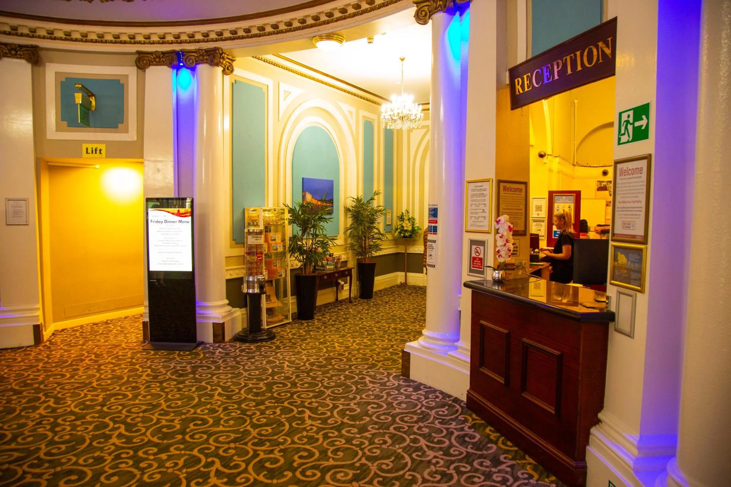 Lobby or reception in The Grand Hotel