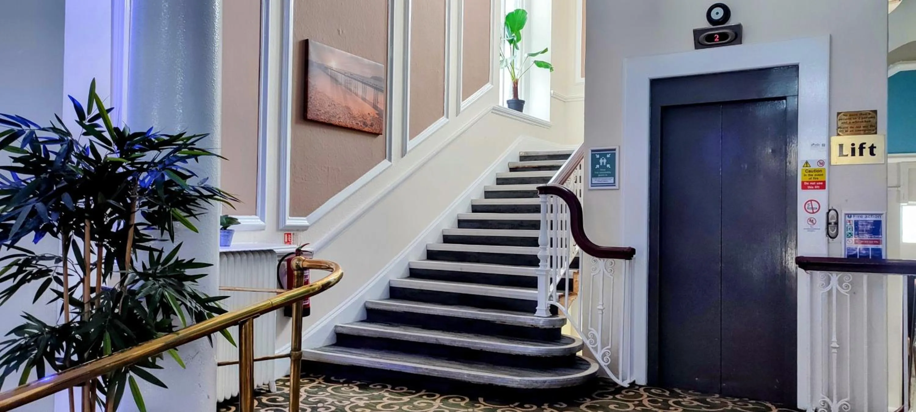 elevator in The Grand Hotel