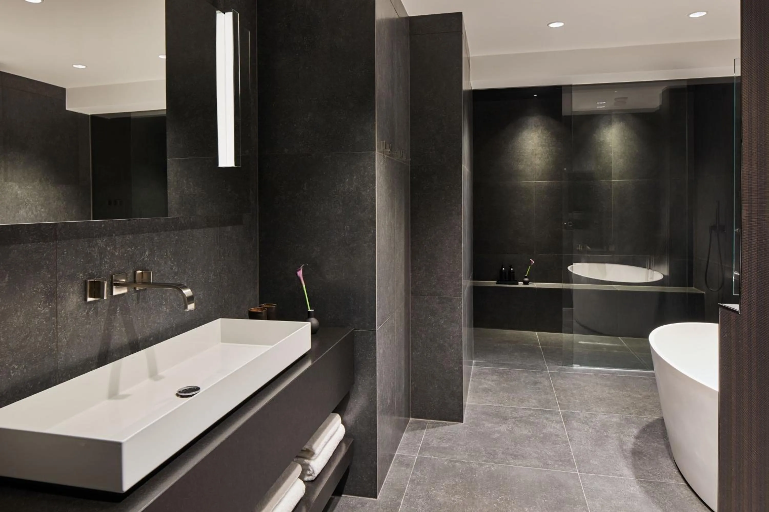 Bathroom in Copenhagen Marriott Hotel