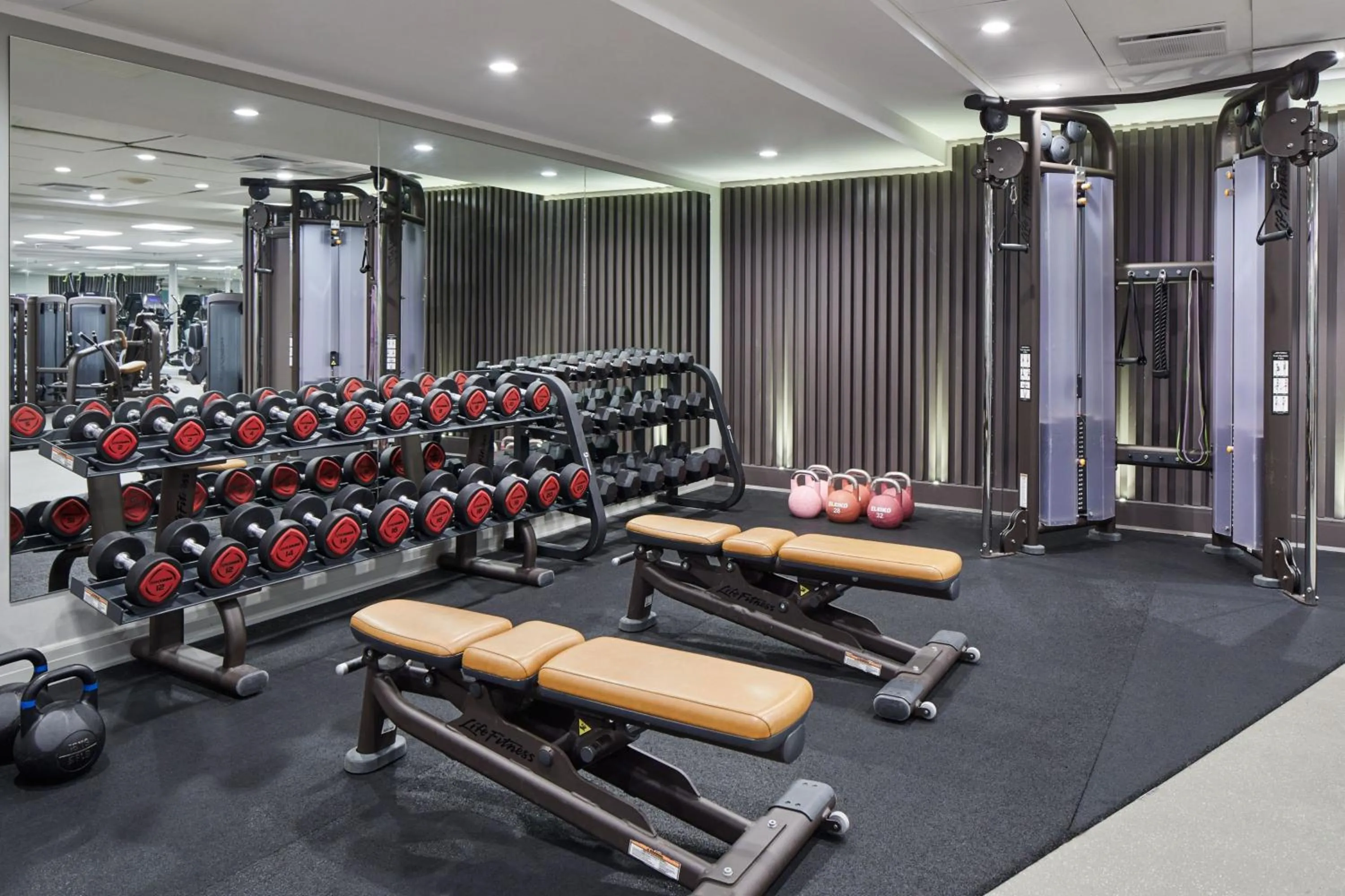 Fitness centre/facilities in Copenhagen Marriott Hotel