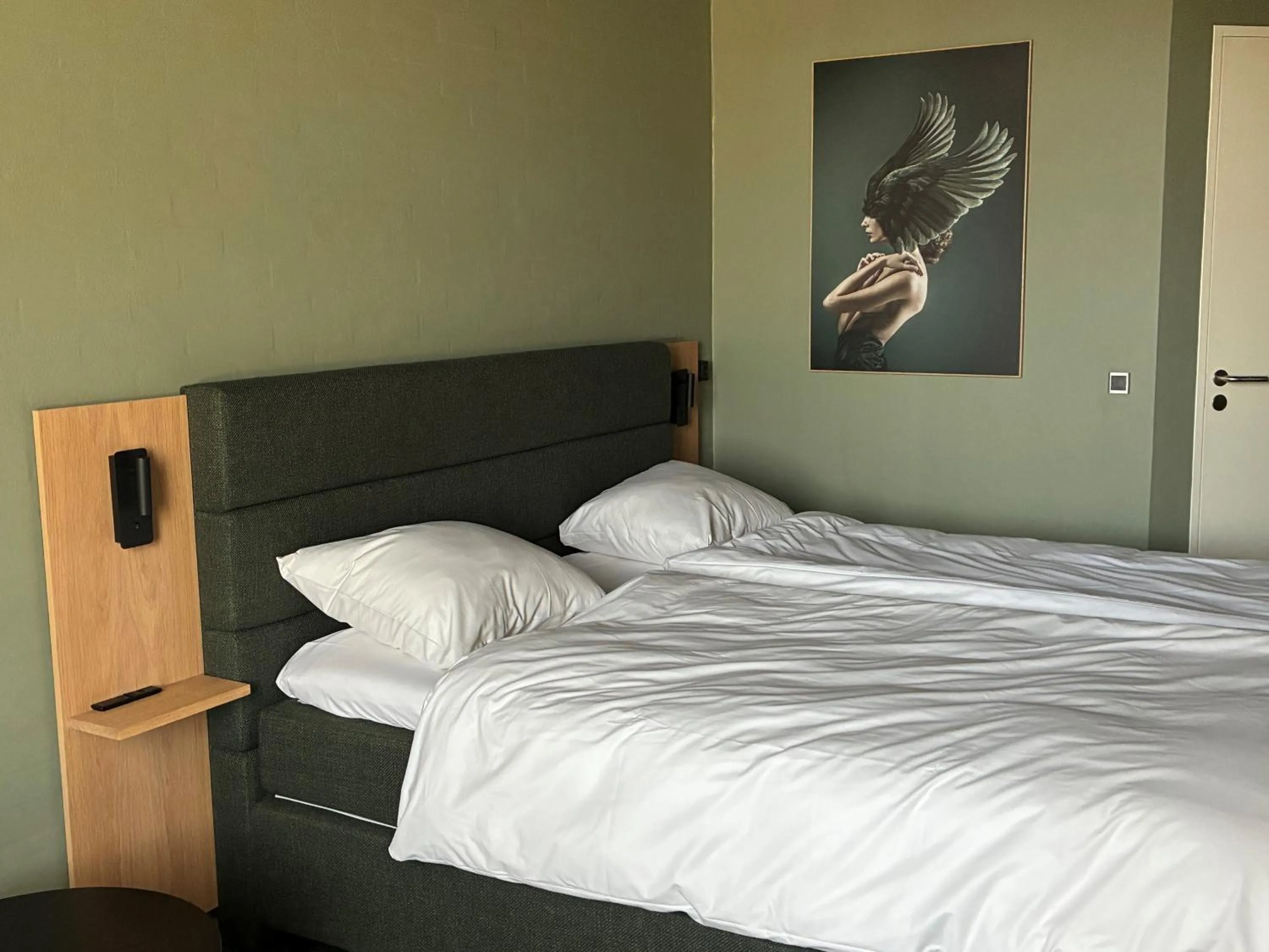 Bed in Hotel Hedegaarden