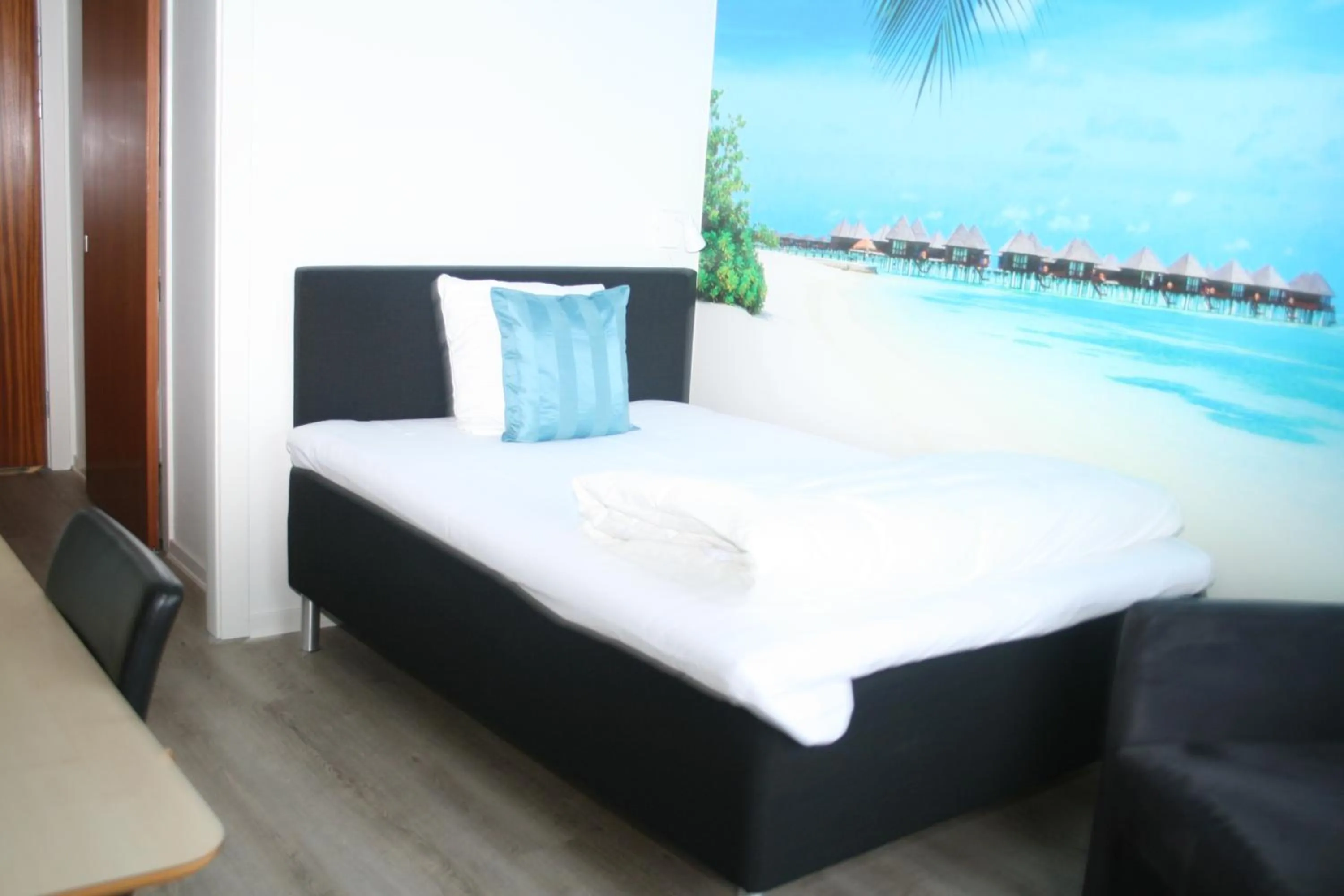 Bed in Hotel Hedegaarden