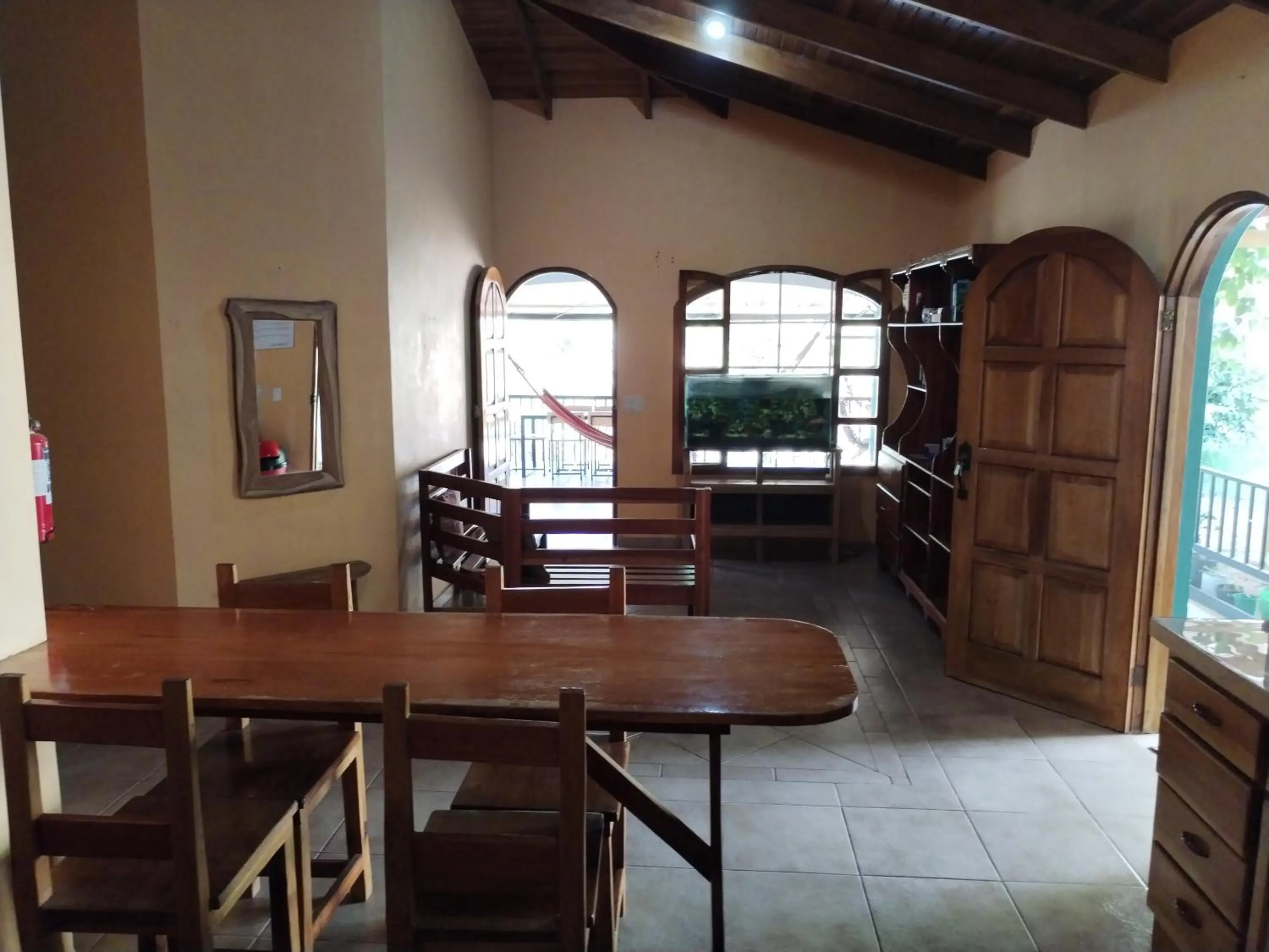 Dining area in Osa House - Drake Bay
