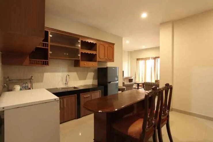 Kitchen or kitchenette in Mutiara Suites