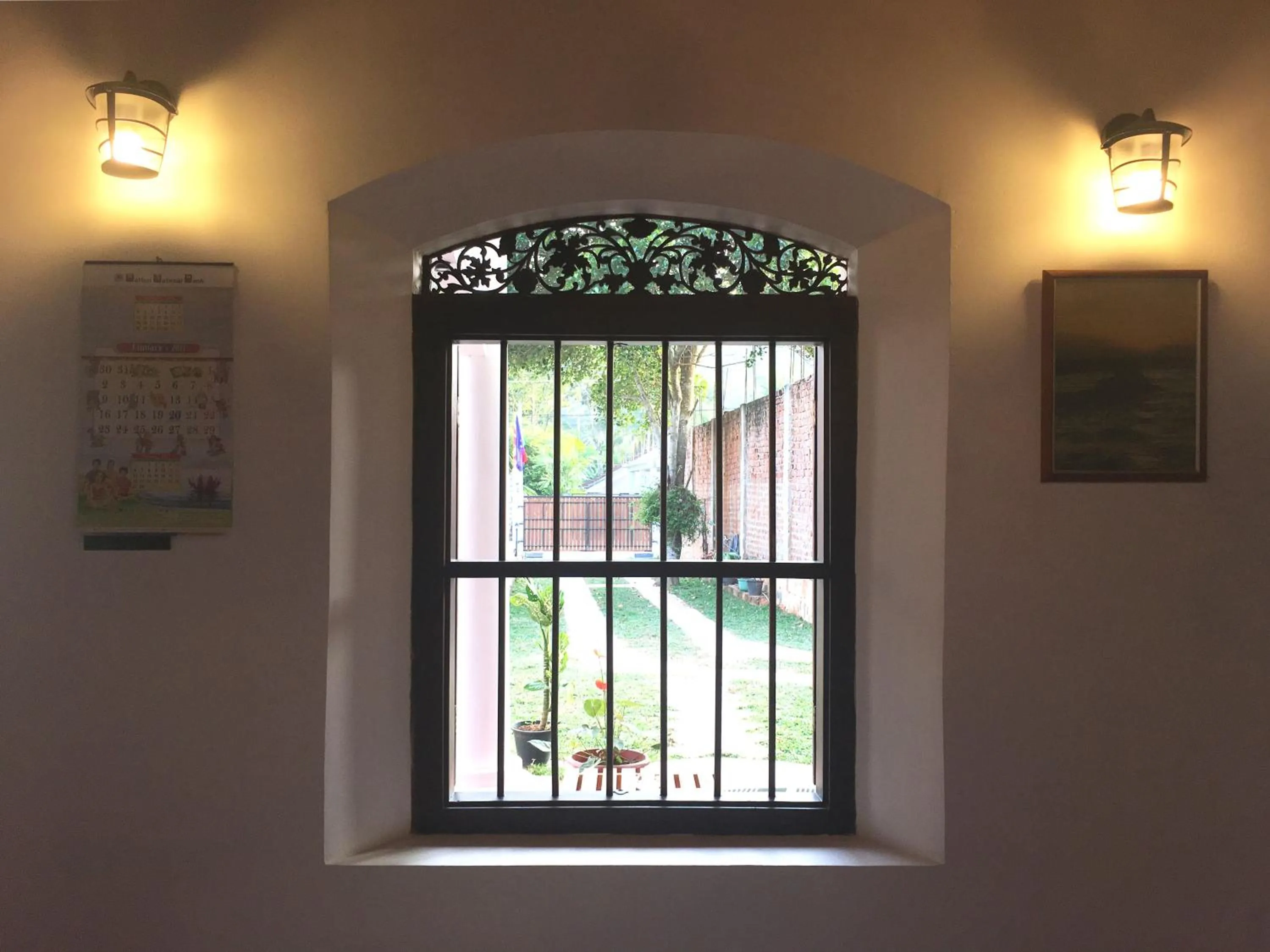 Decorative detail in Hotel La Felicita