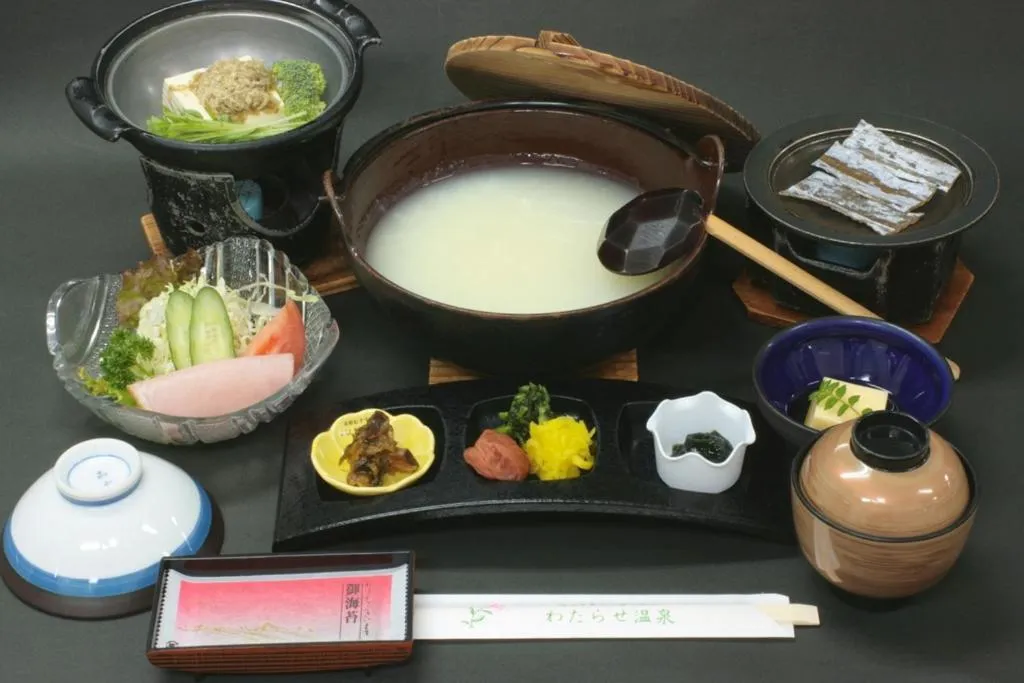 Breakfast in Watarase Onsen Hotel Yamayuri