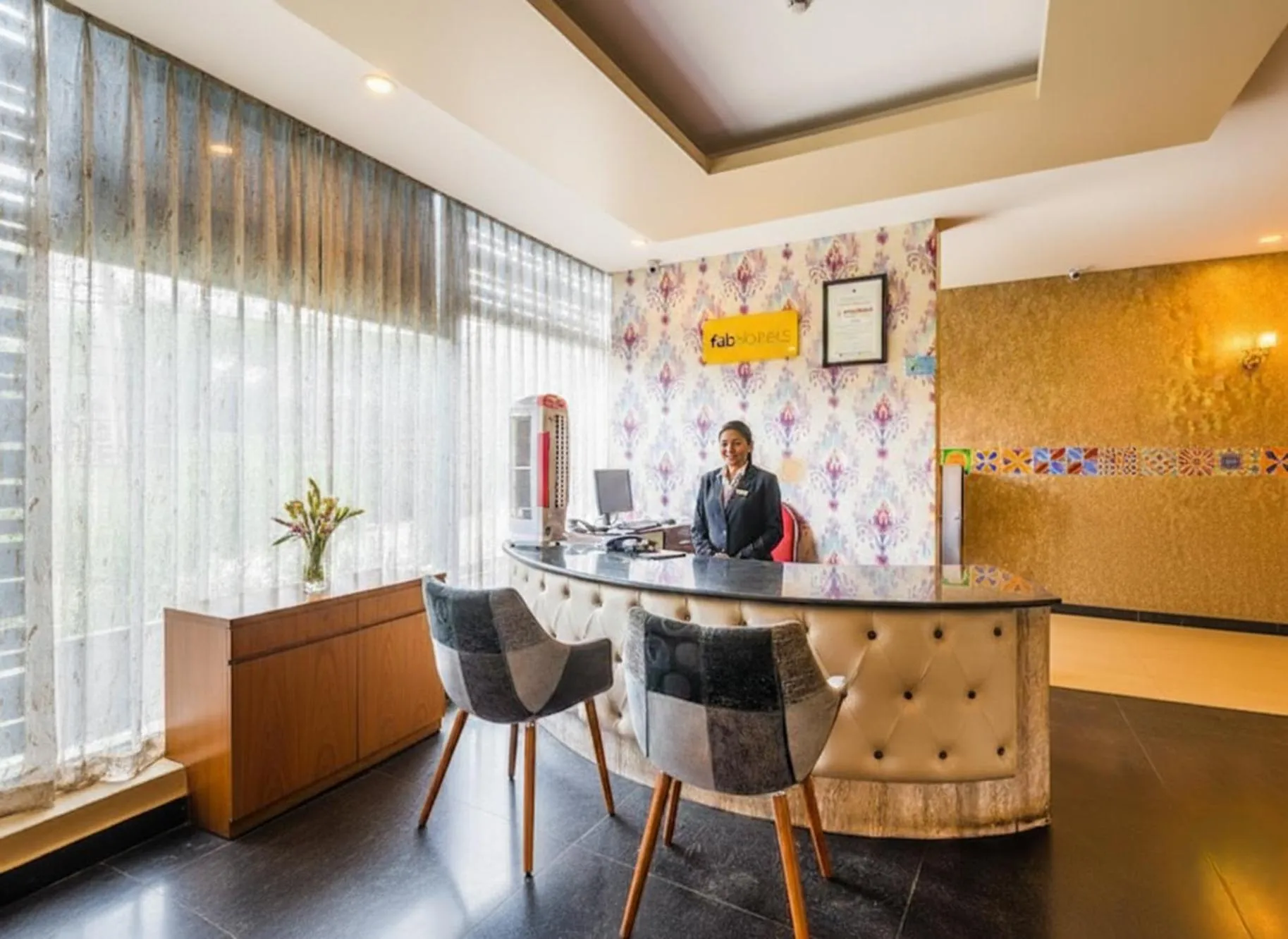 Lobby or reception in FabHotel VJR HSR