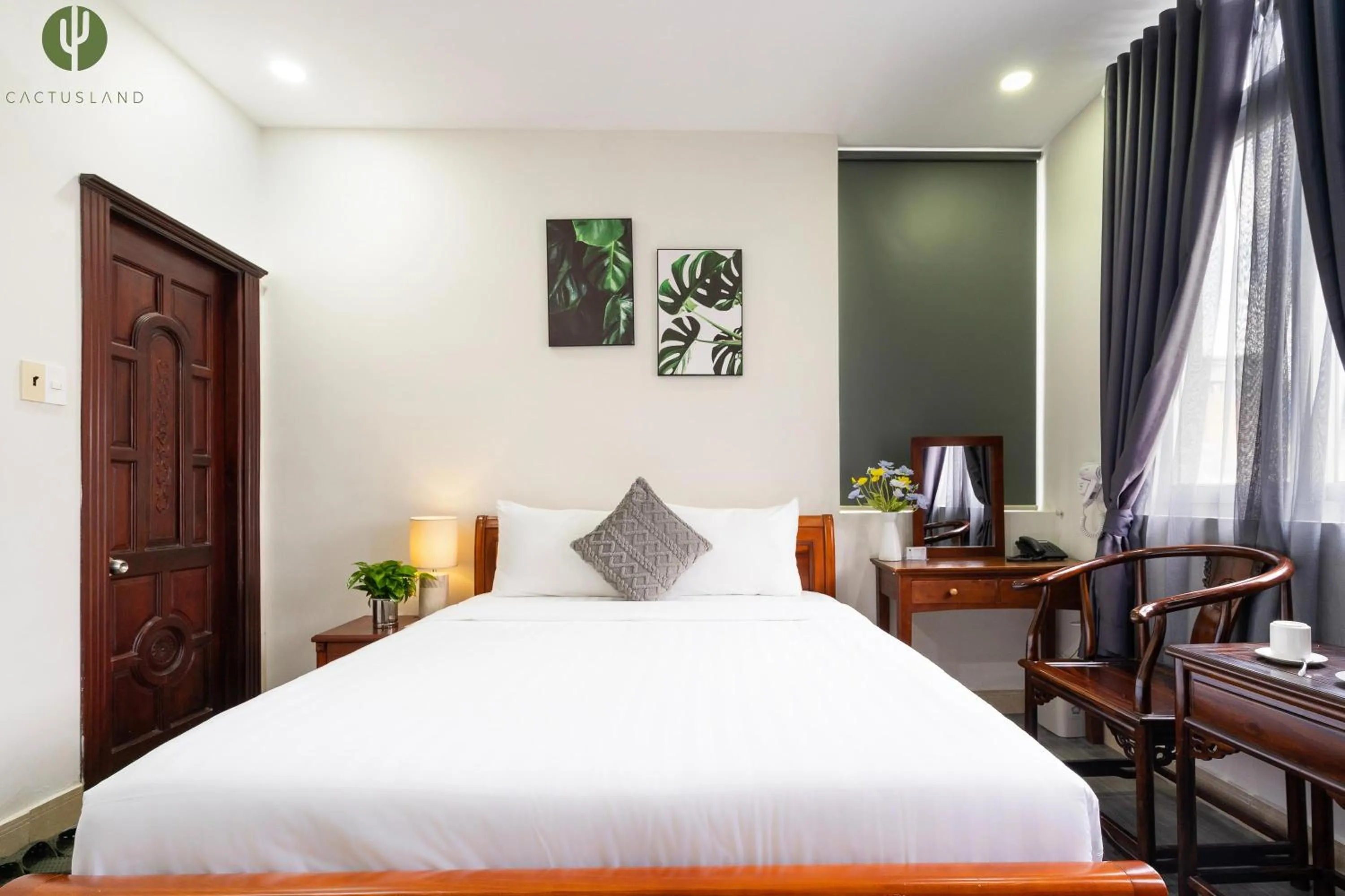 Bed in Cactusland Hotel Tan Binh Near T3 Station