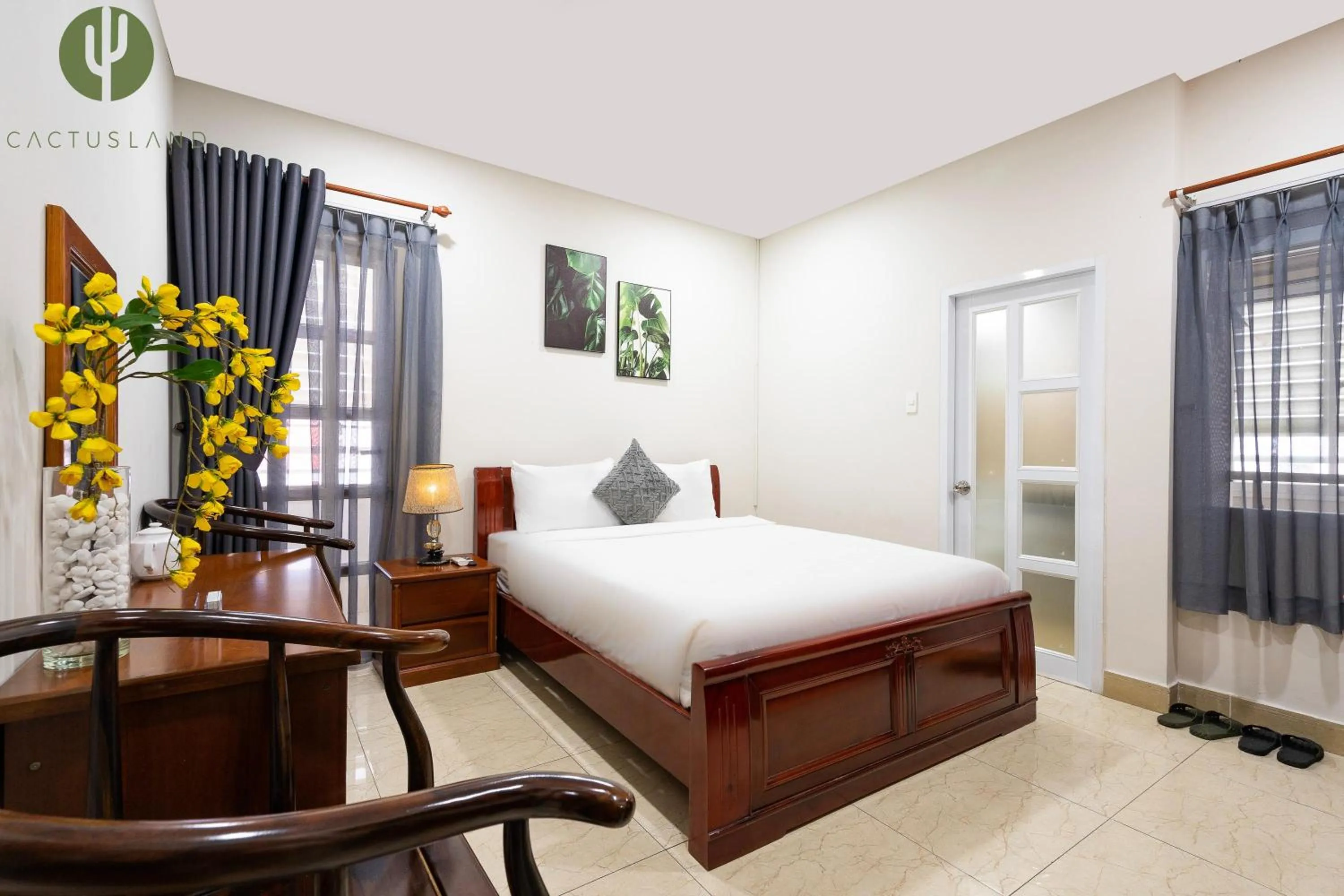 Bed in Cactusland Hotel Tan Binh Near T3 Station