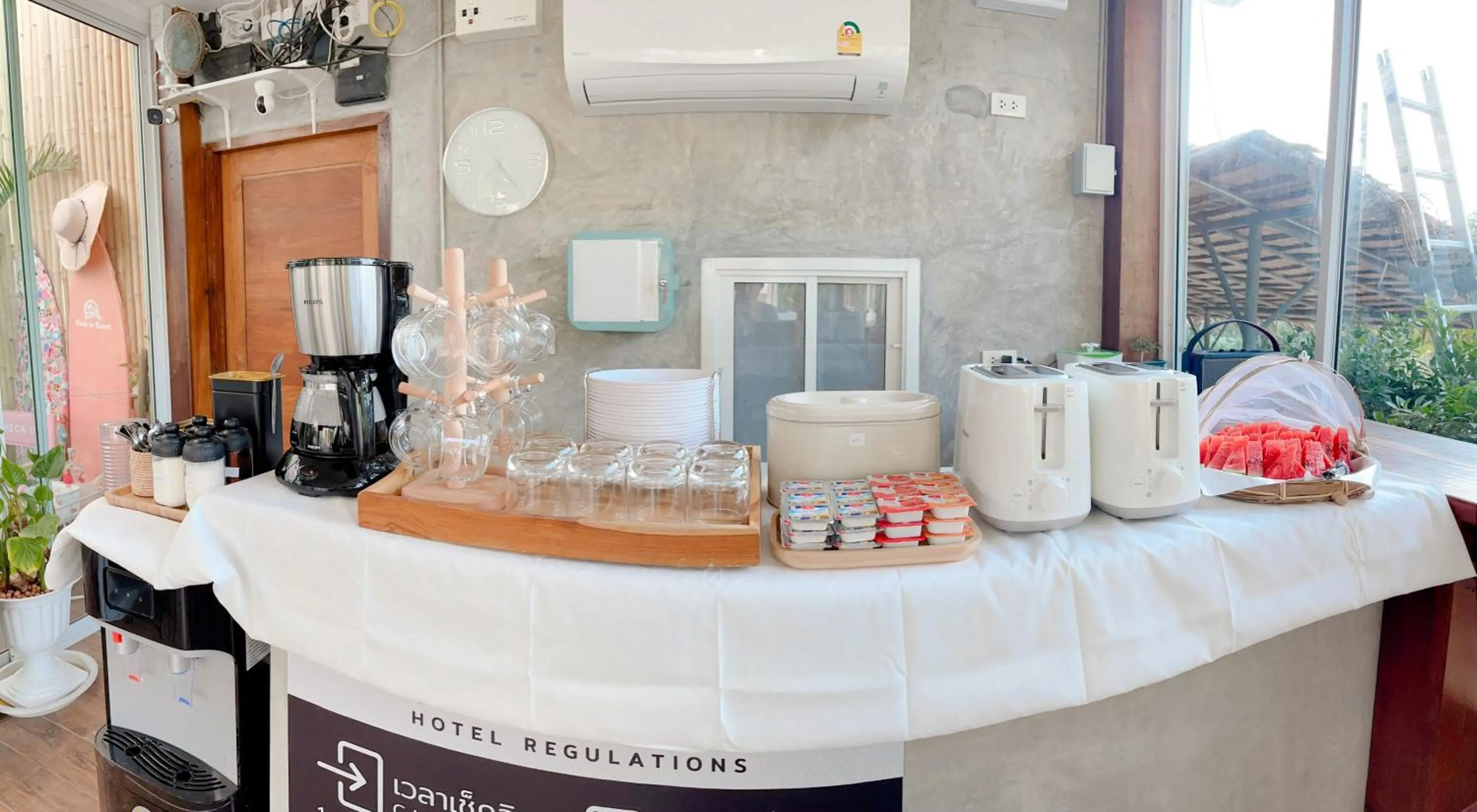 Breakfast in Check-in Resort Koh Larn