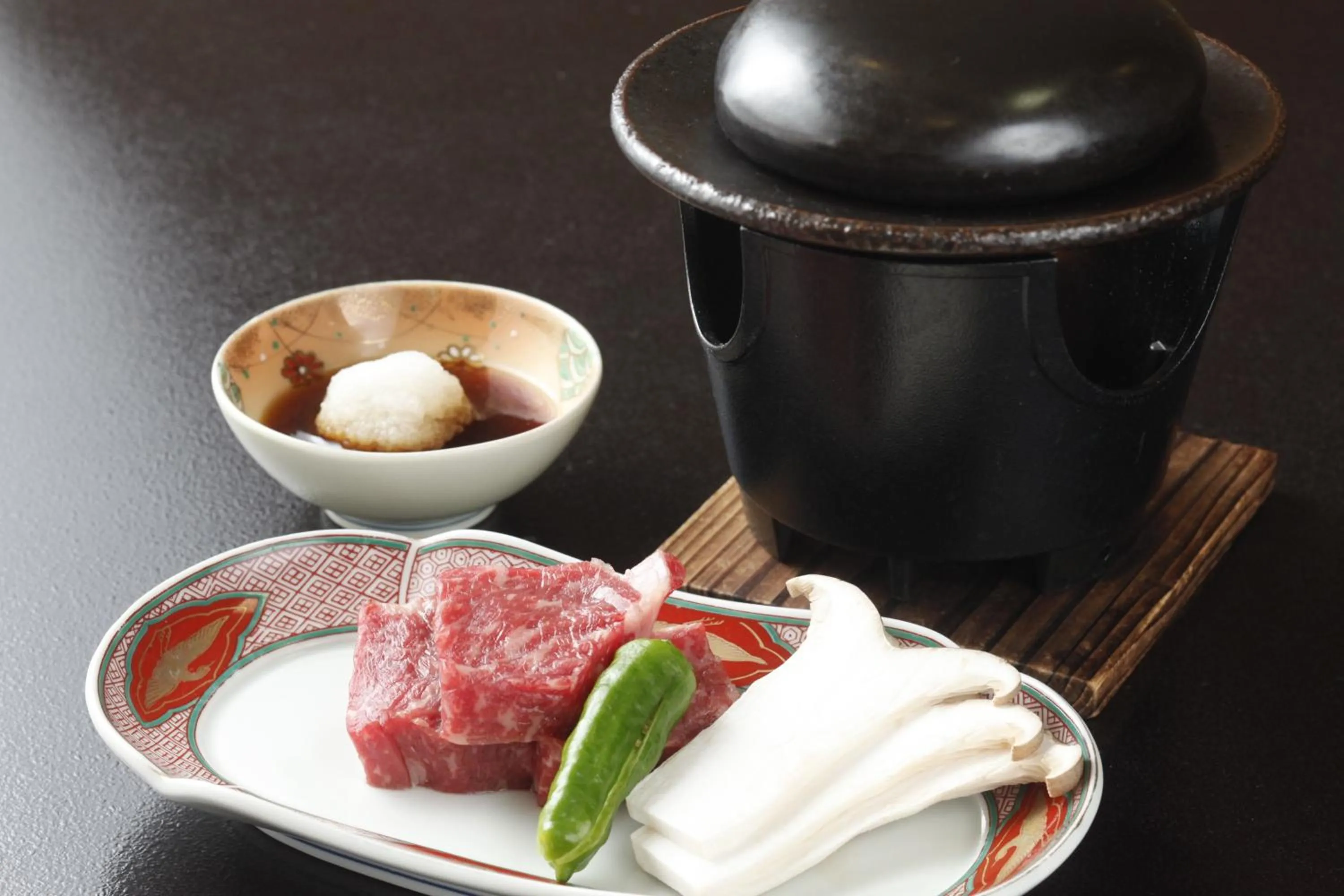 Food close-up in Oribana