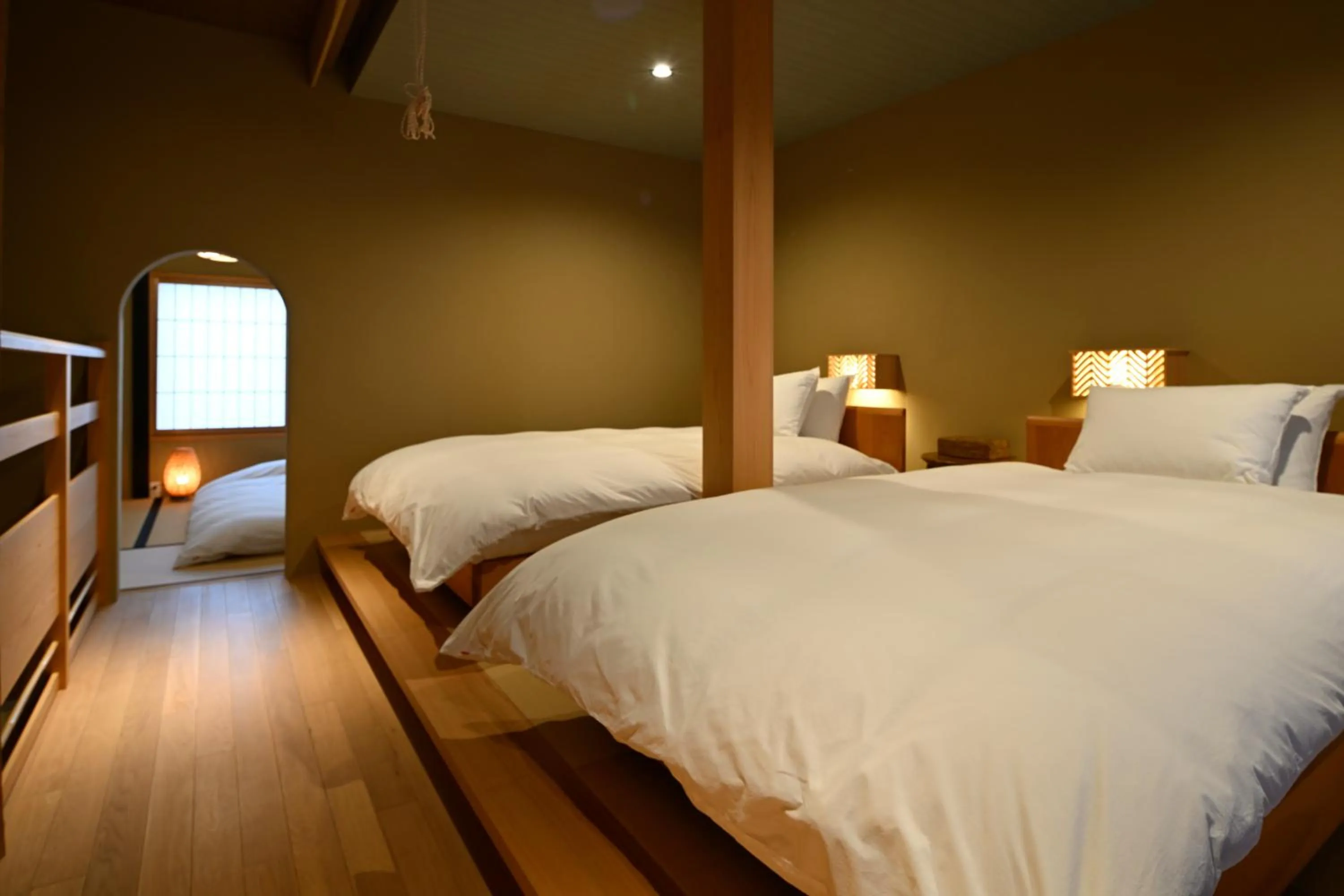 Bed in Guest House Kyoto Micasa