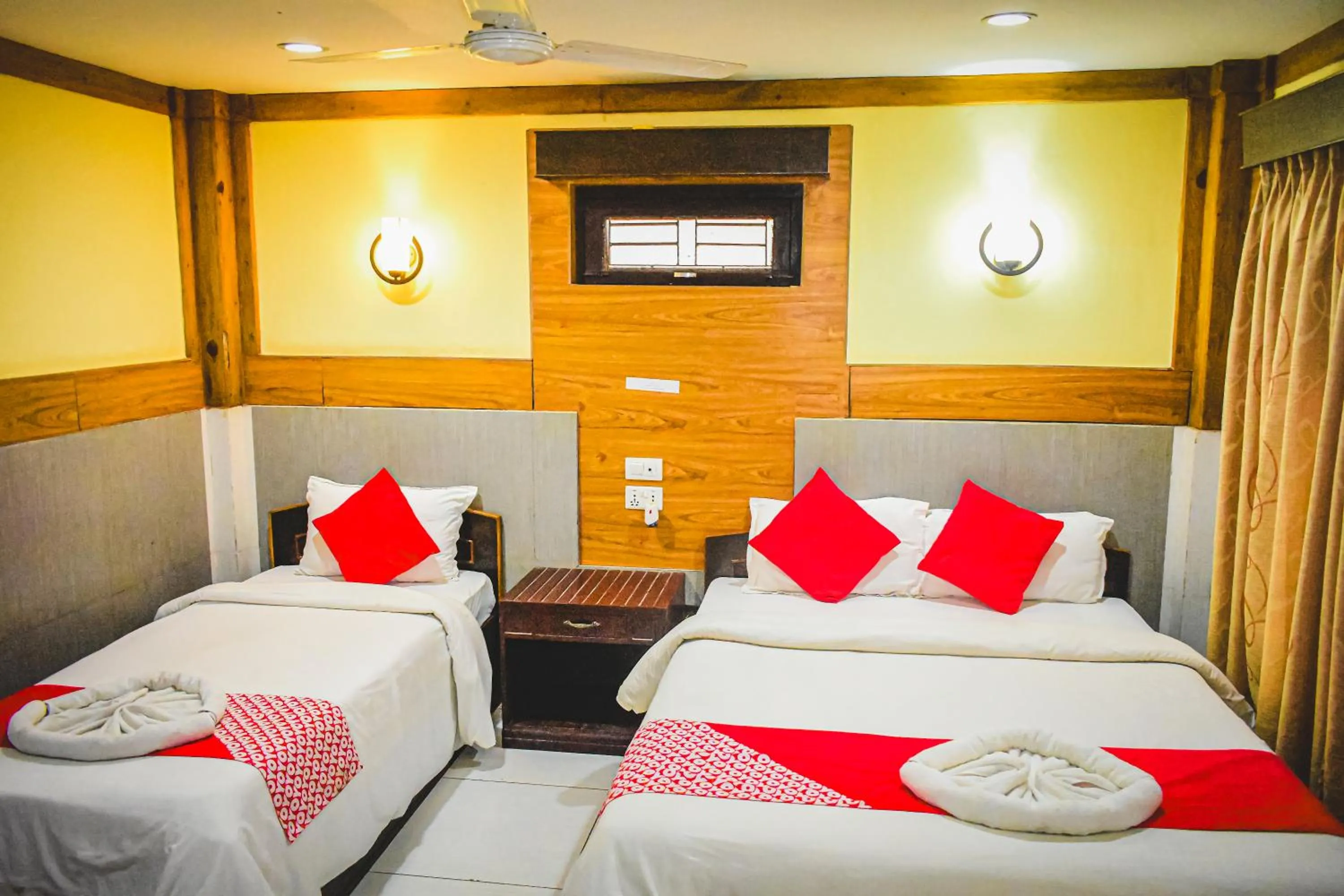 Bed in Chitwan Riverside Resort