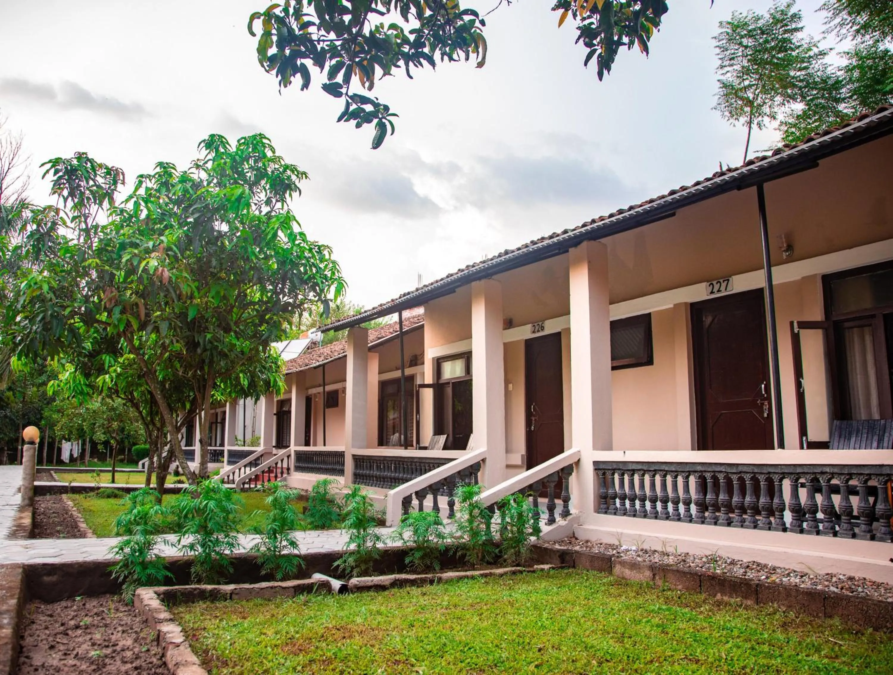 Garden in Chitwan Riverside Resort