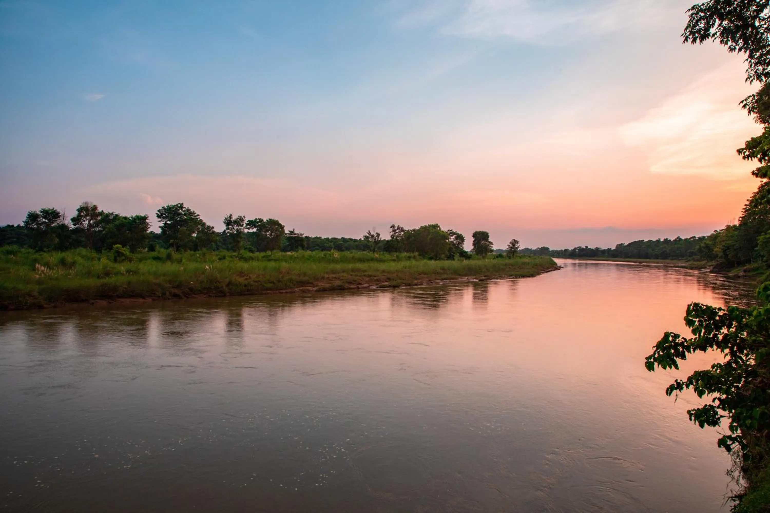 Natural landscape in Chitwan Riverside Resort