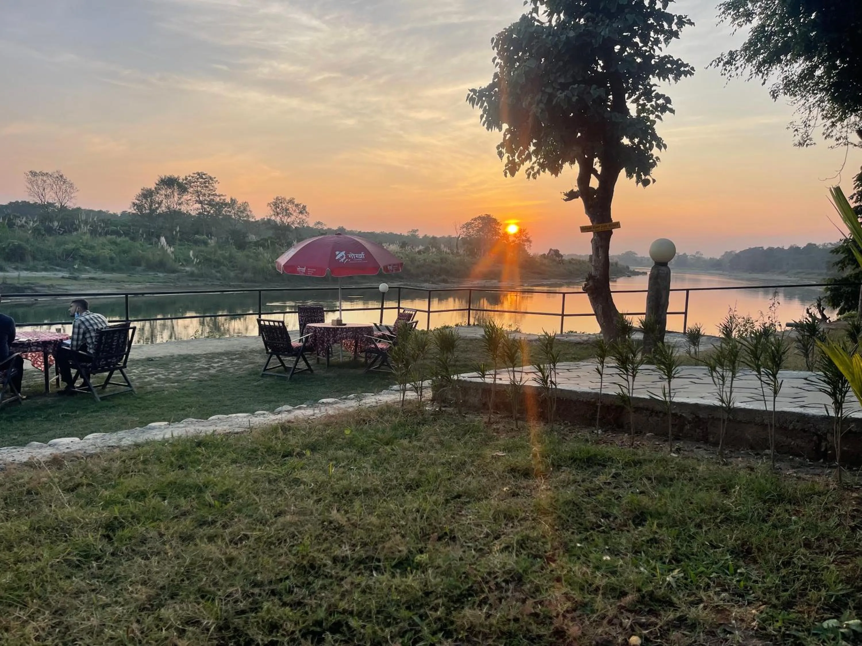Natural landscape in Chitwan Riverside Resort