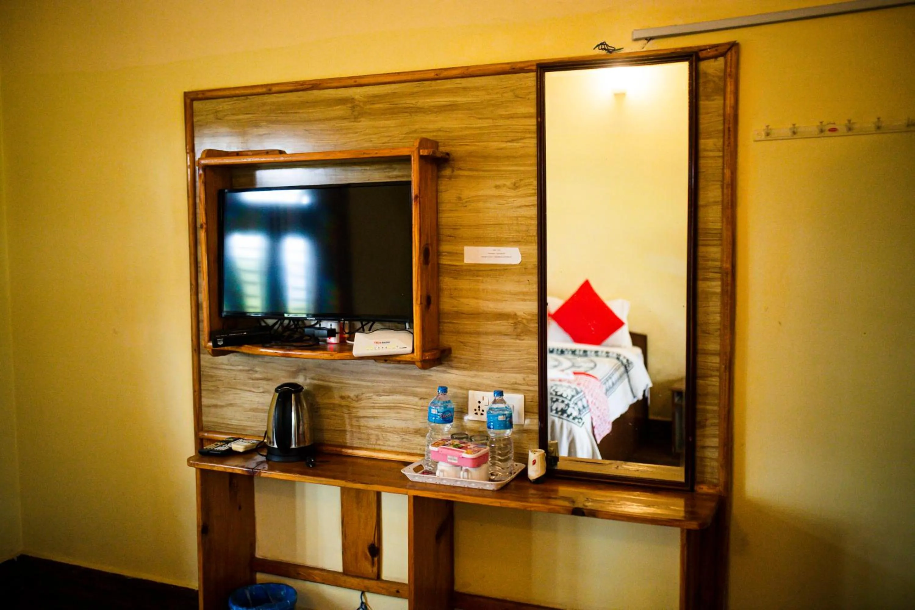 Communal lounge/ TV room in Chitwan Riverside Resort