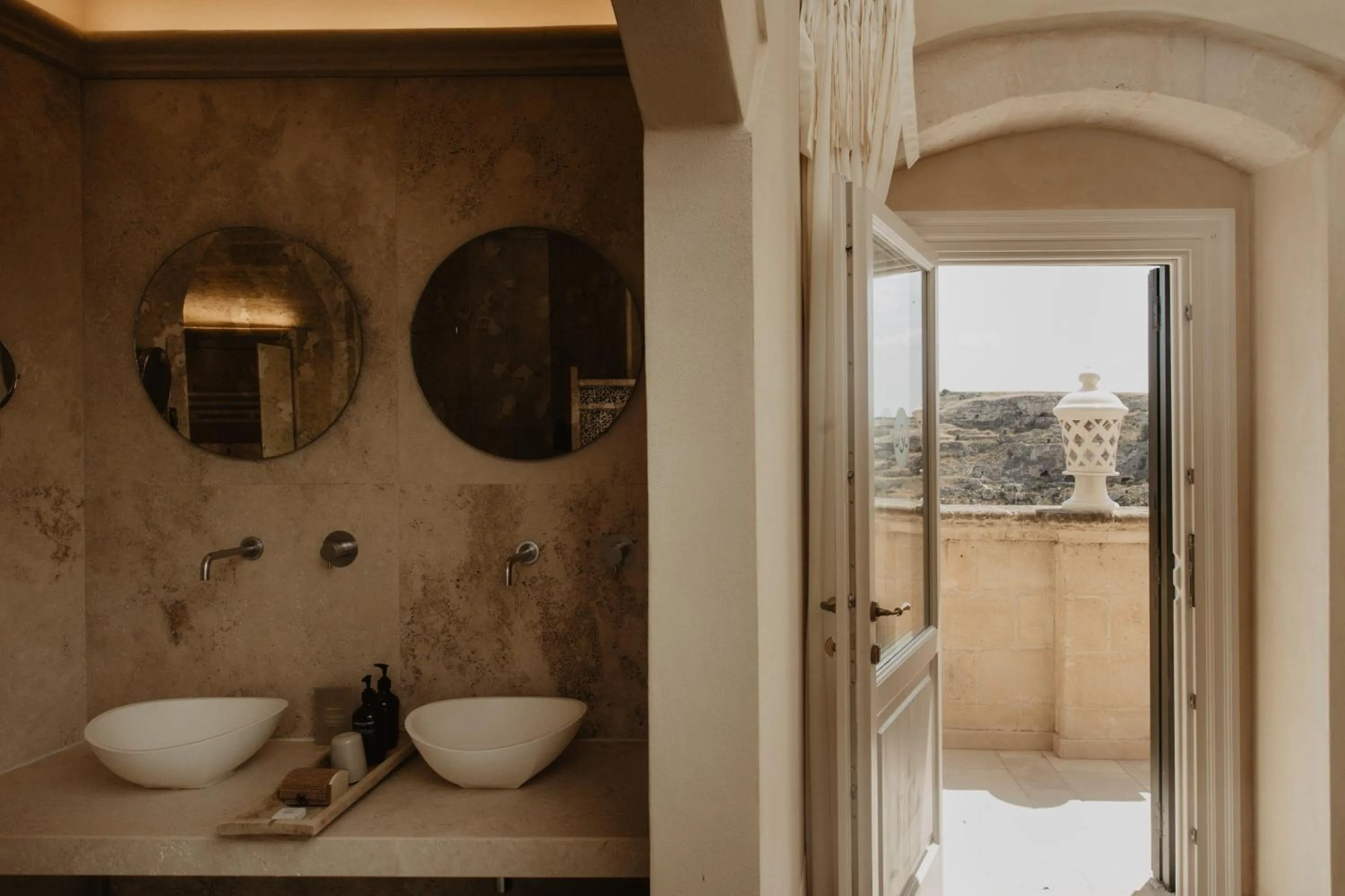 Bathroom in Palazzo Del Duca Hotel & Restaurant