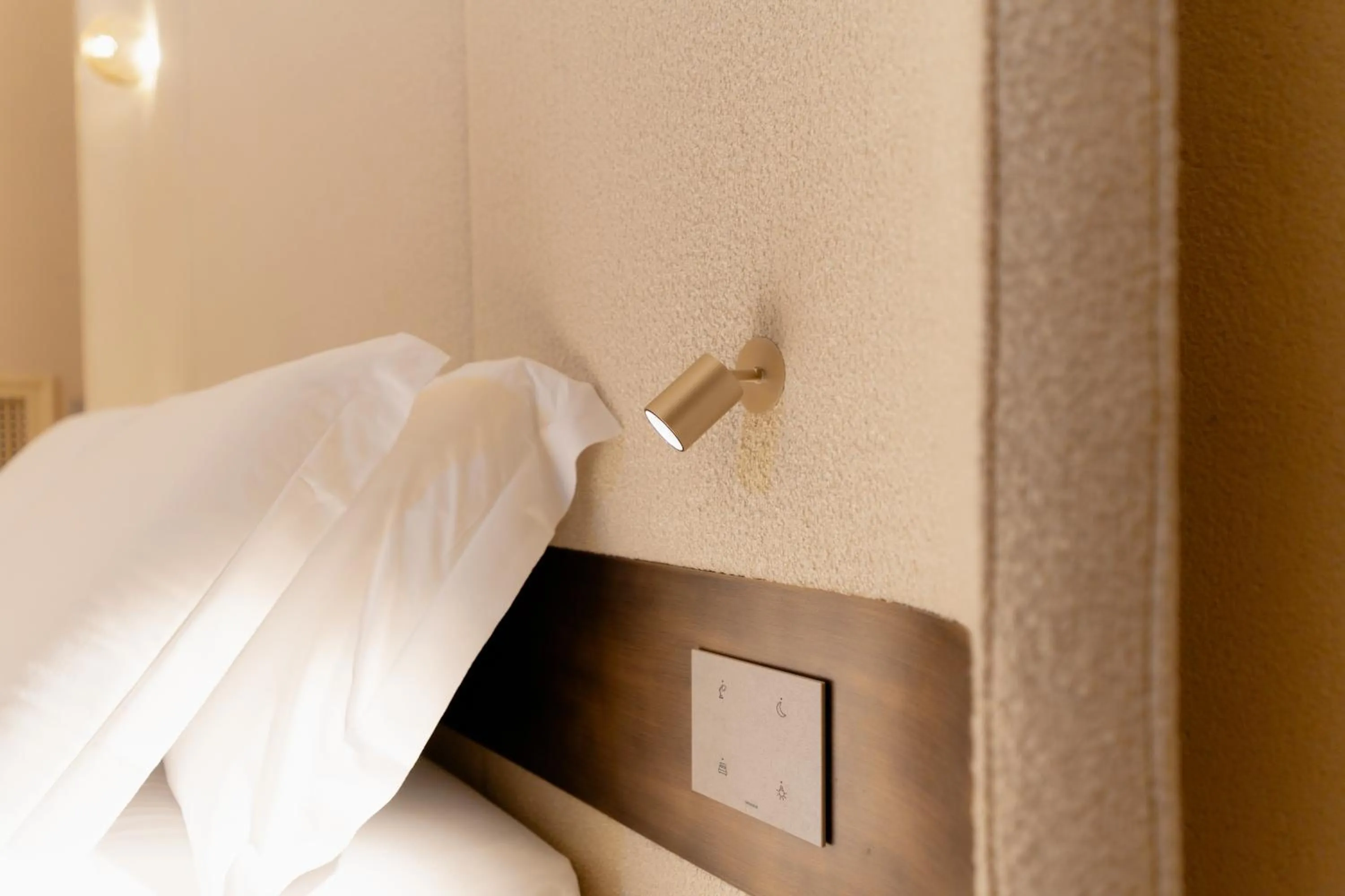 Decorative detail, Bed in Palazzo Del Duca Hotel & Restaurant