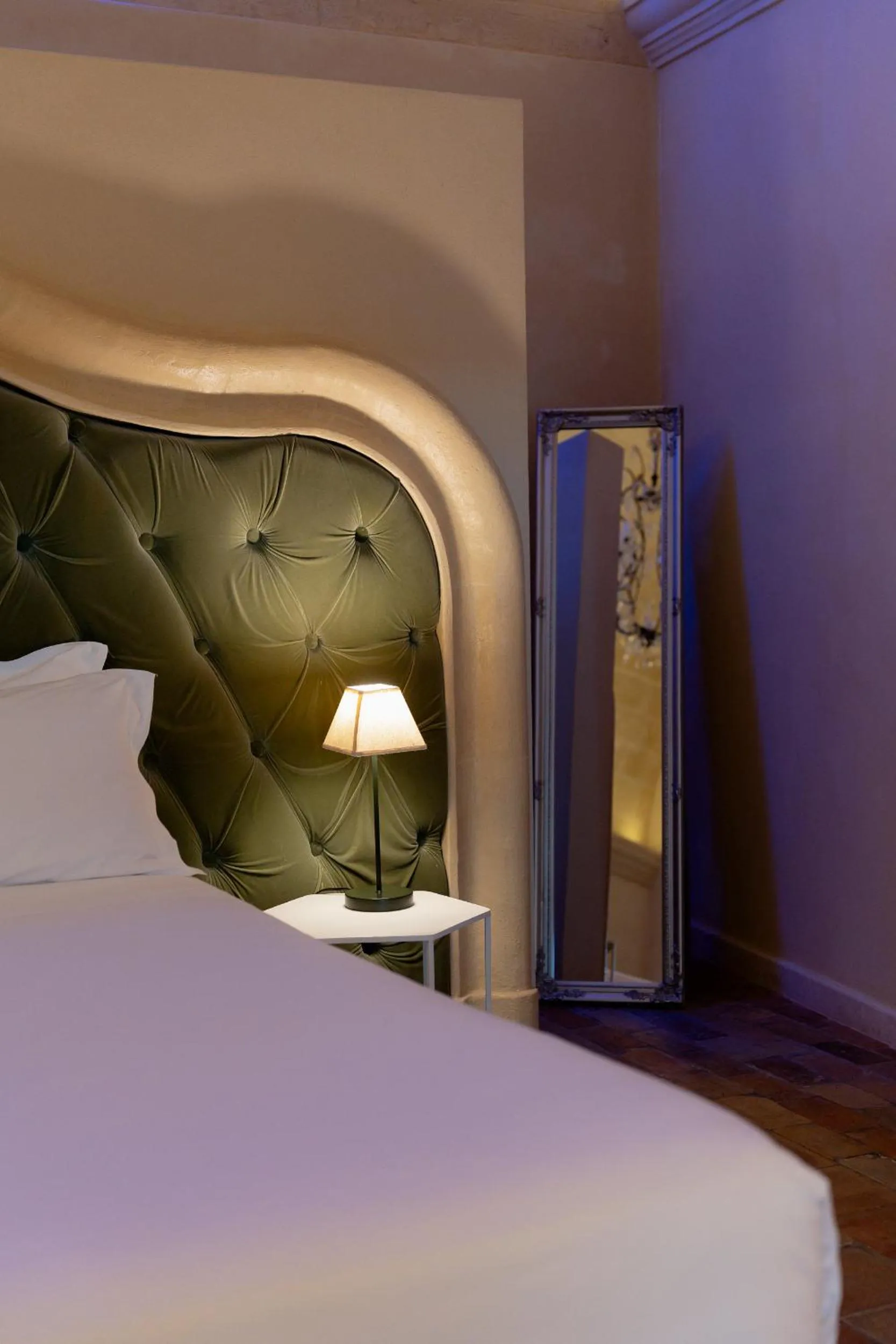 Decorative detail, Bed in Palazzo Del Duca Hotel & Restaurant