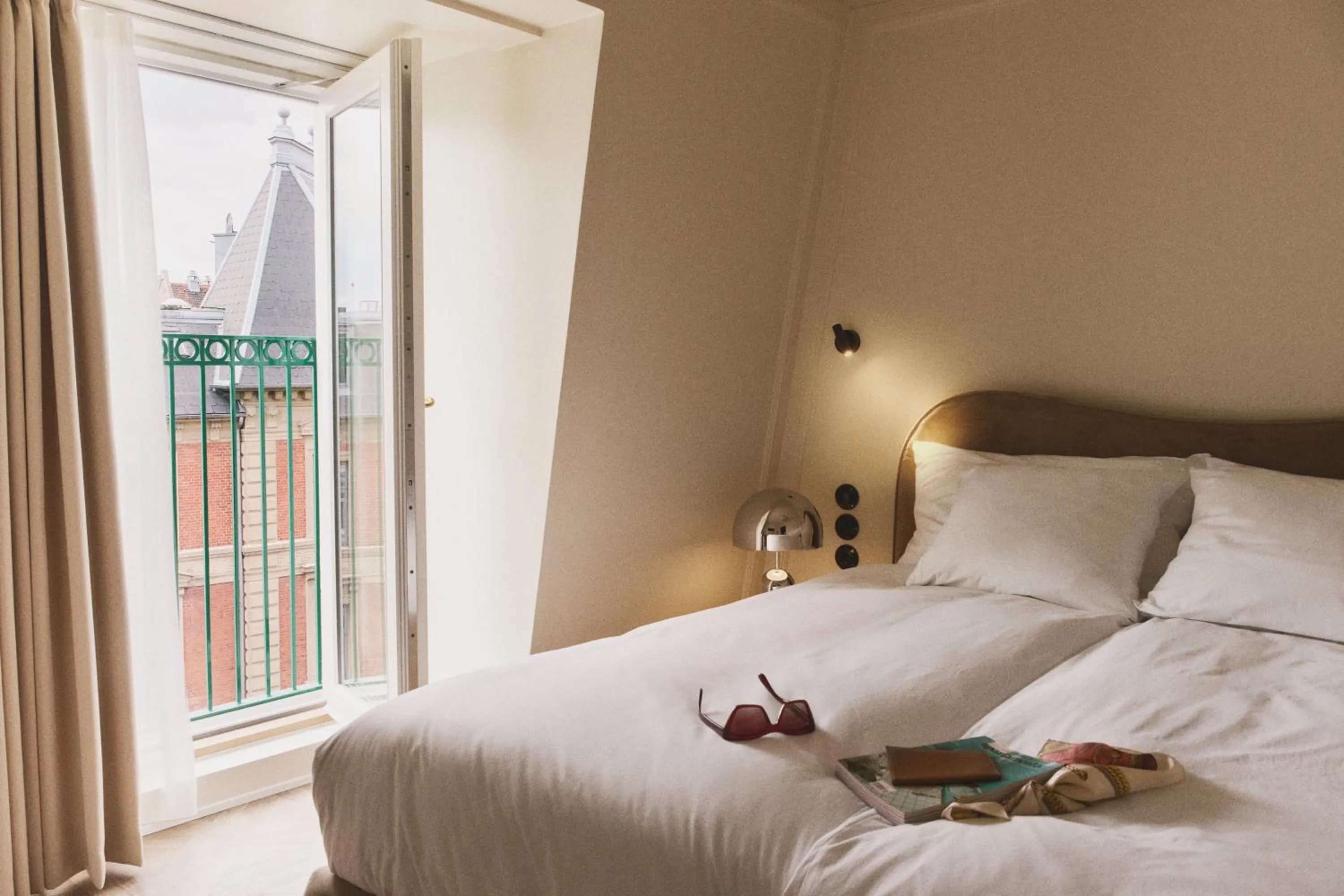 Bed in Hotel Kong Frederik