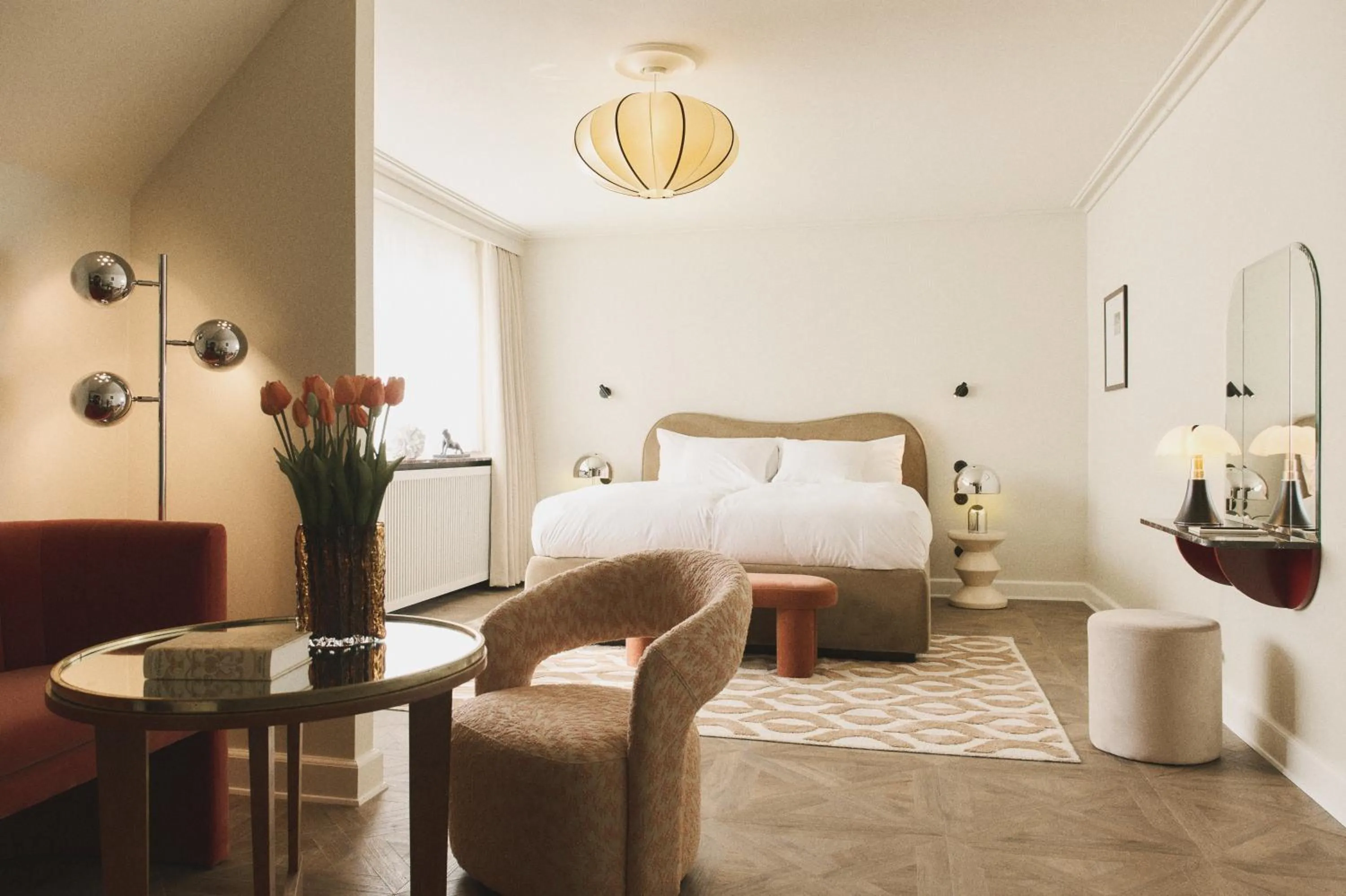 Bed in Hotel Kong Frederik