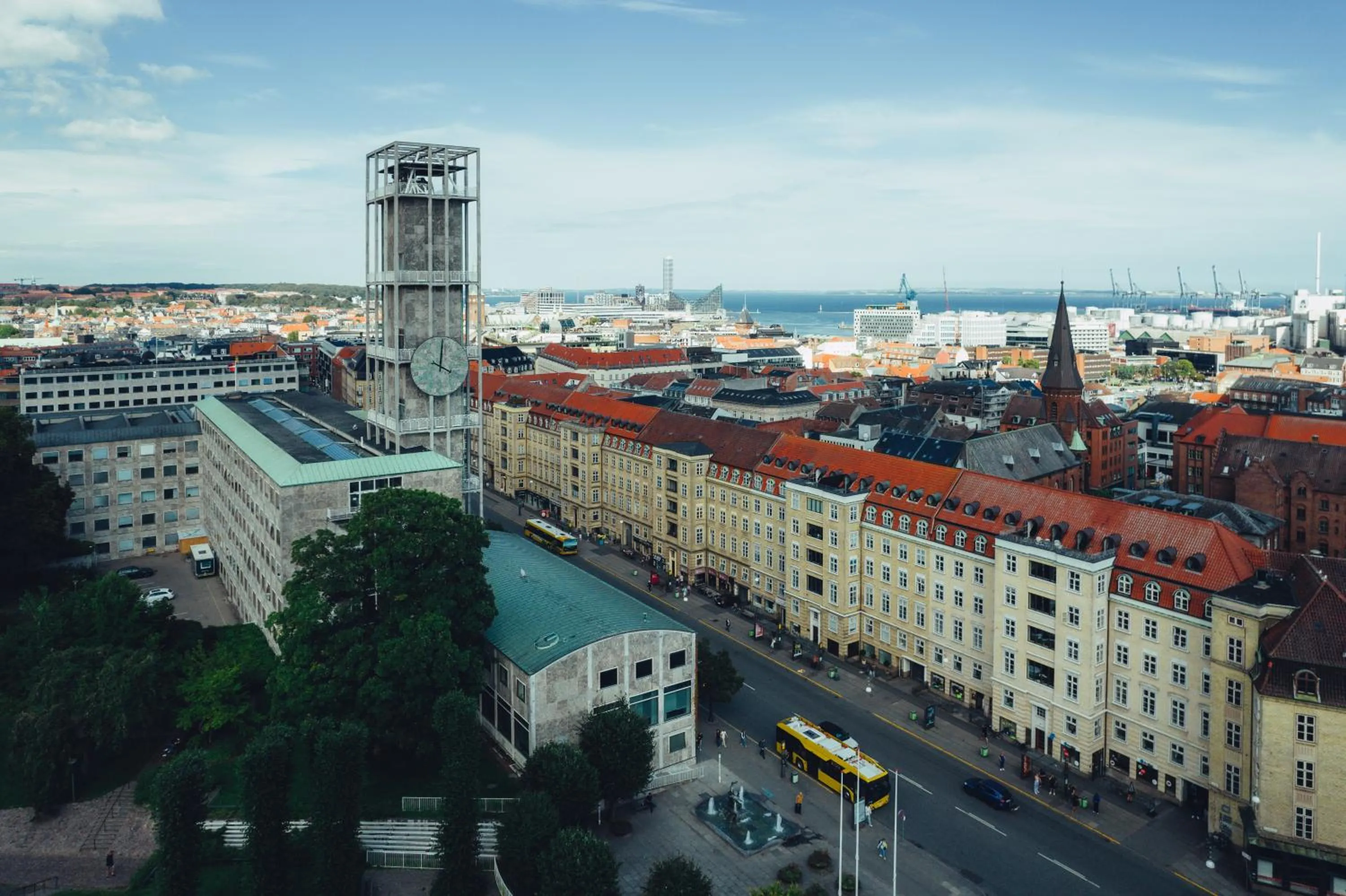 City view in Milling Hotel Ritz Aarhus City