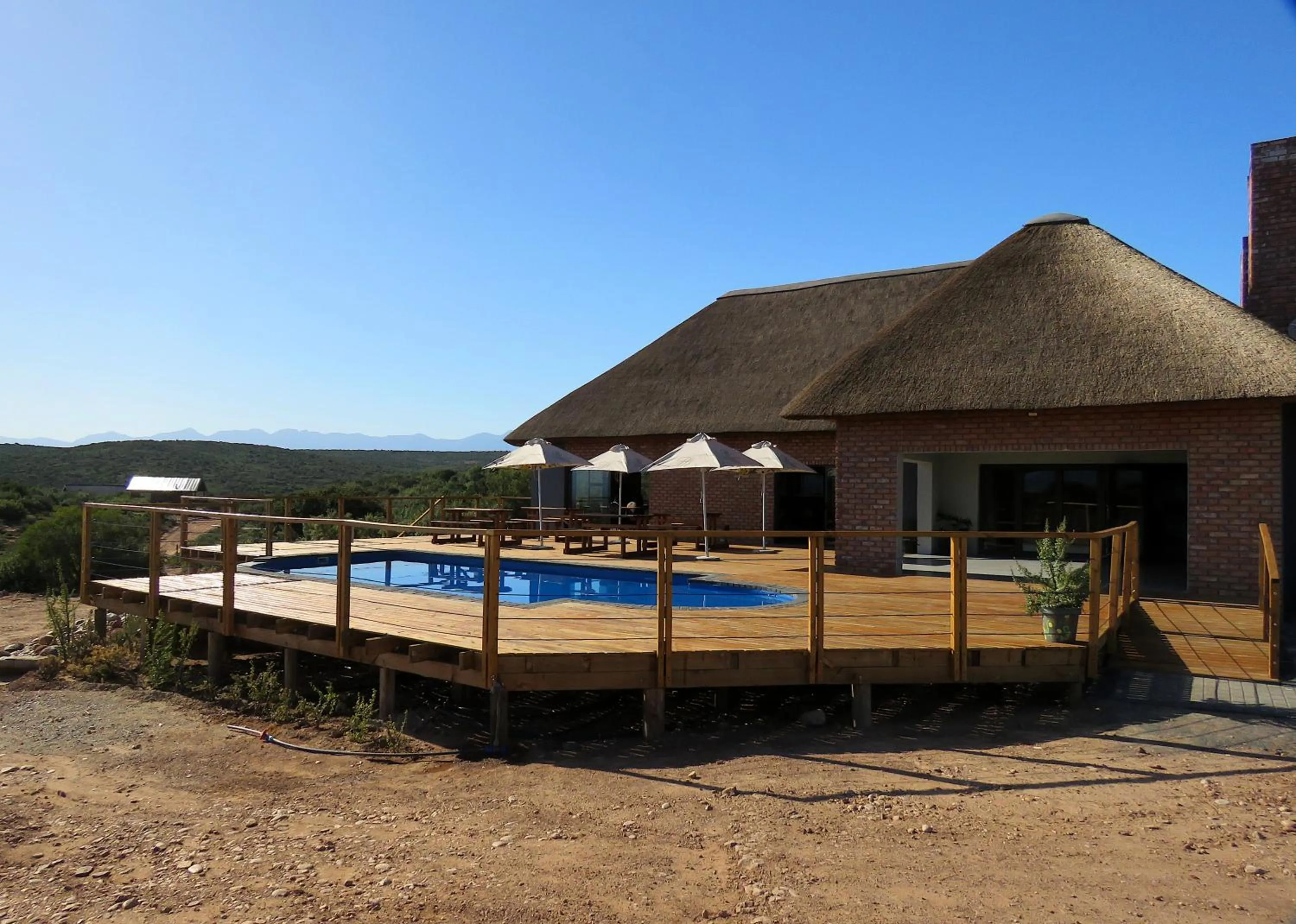 Restaurant/places to eat in Klein Karoo Game Lodge