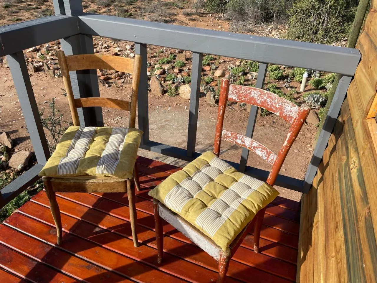 Balcony/Terrace in Klein Karoo Game Lodge