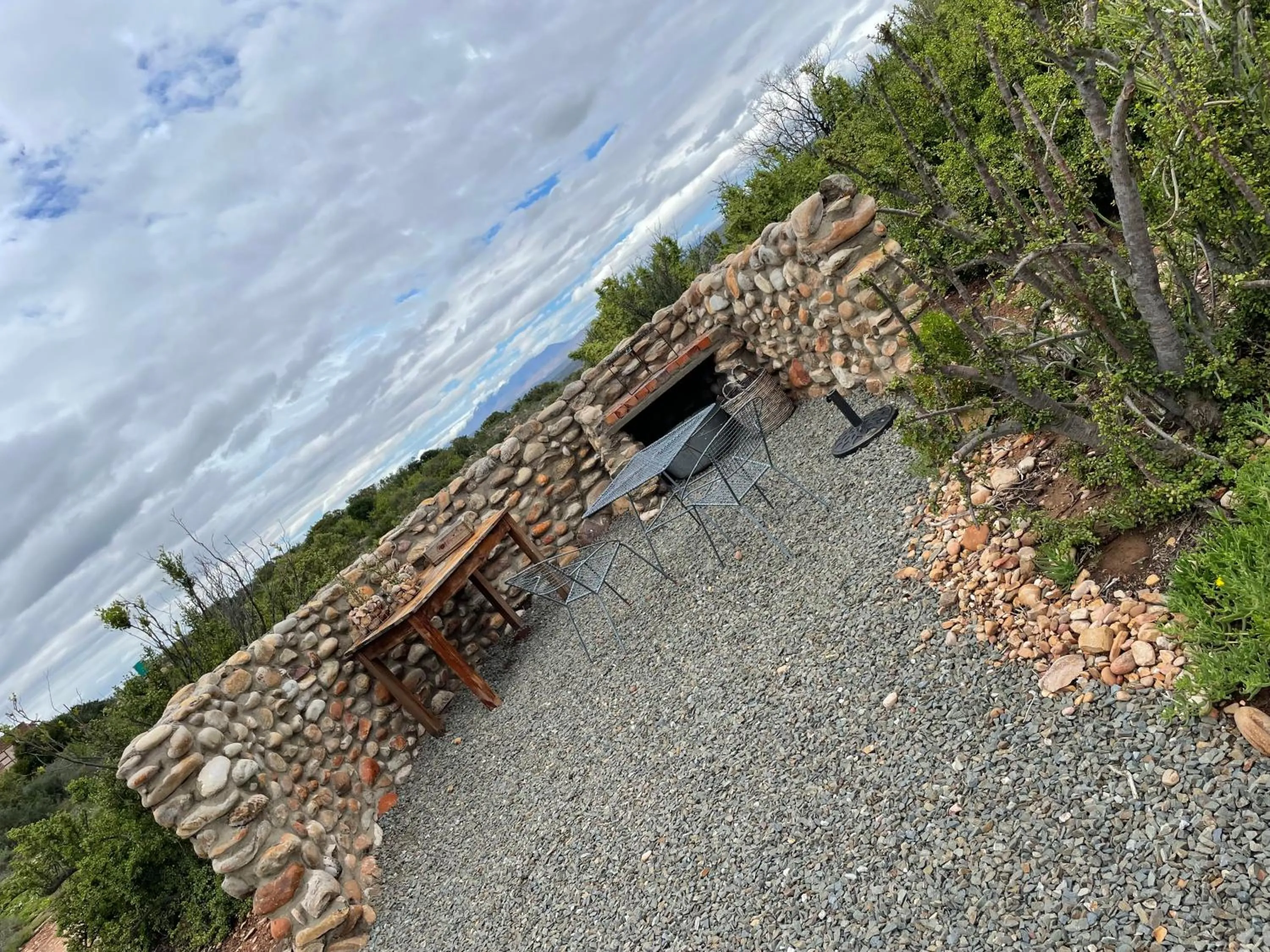Natural landscape in Klein Karoo Game Lodge