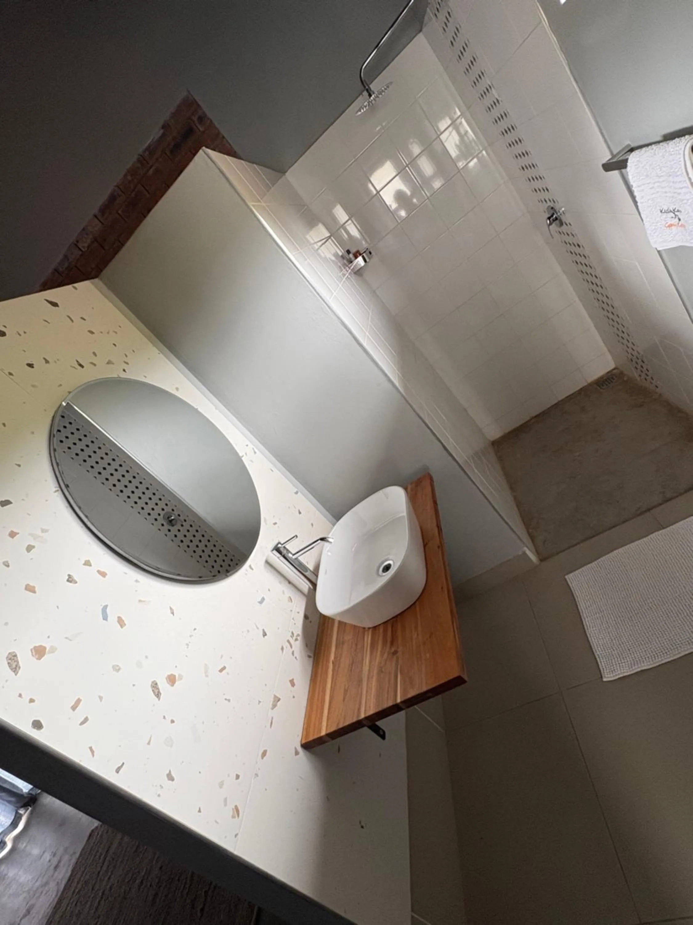 Shower in Klein Karoo Game Lodge