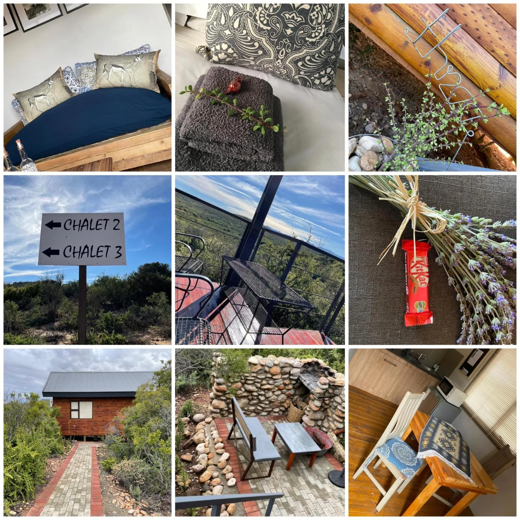 Natural landscape in Klein Karoo Game Lodge