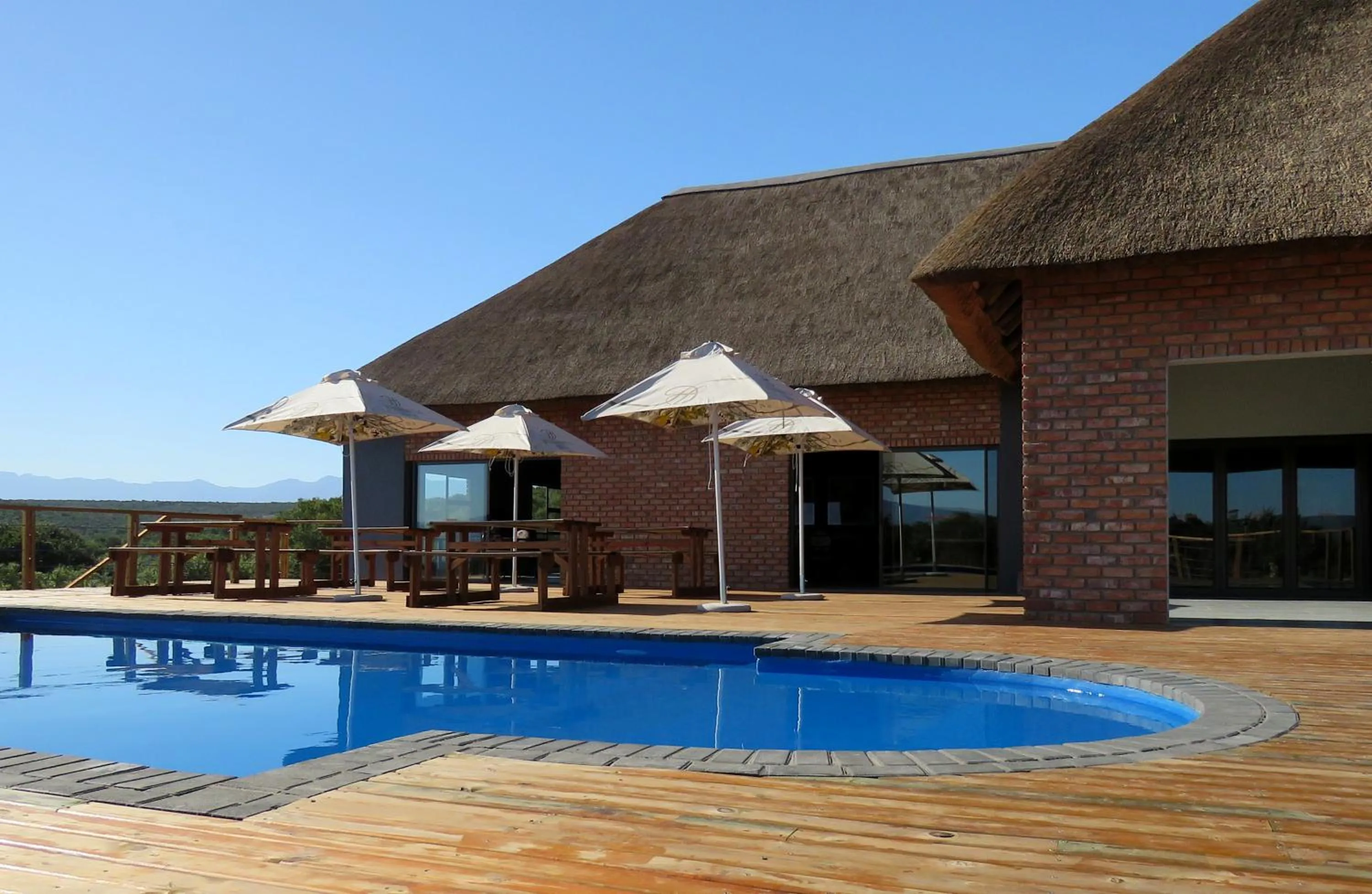 Restaurant/places to eat in Klein Karoo Game Lodge