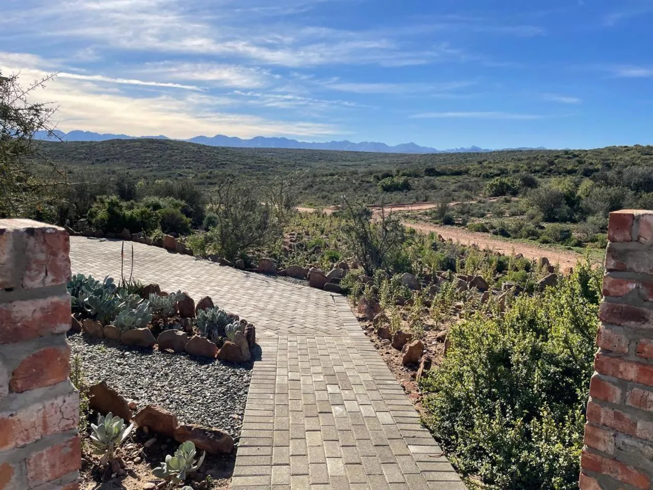 Natural landscape in Klein Karoo Game Lodge