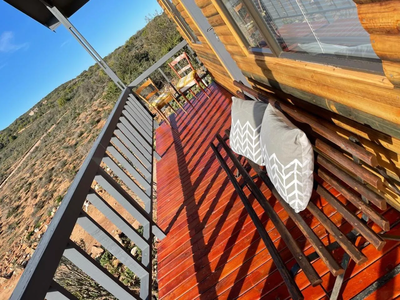 View (from property/room) in Klein Karoo Game Lodge