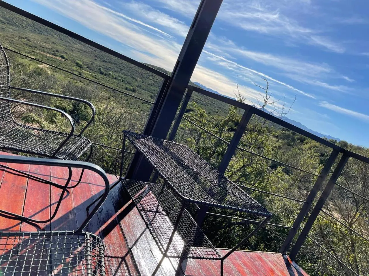 Natural landscape in Klein Karoo Game Lodge