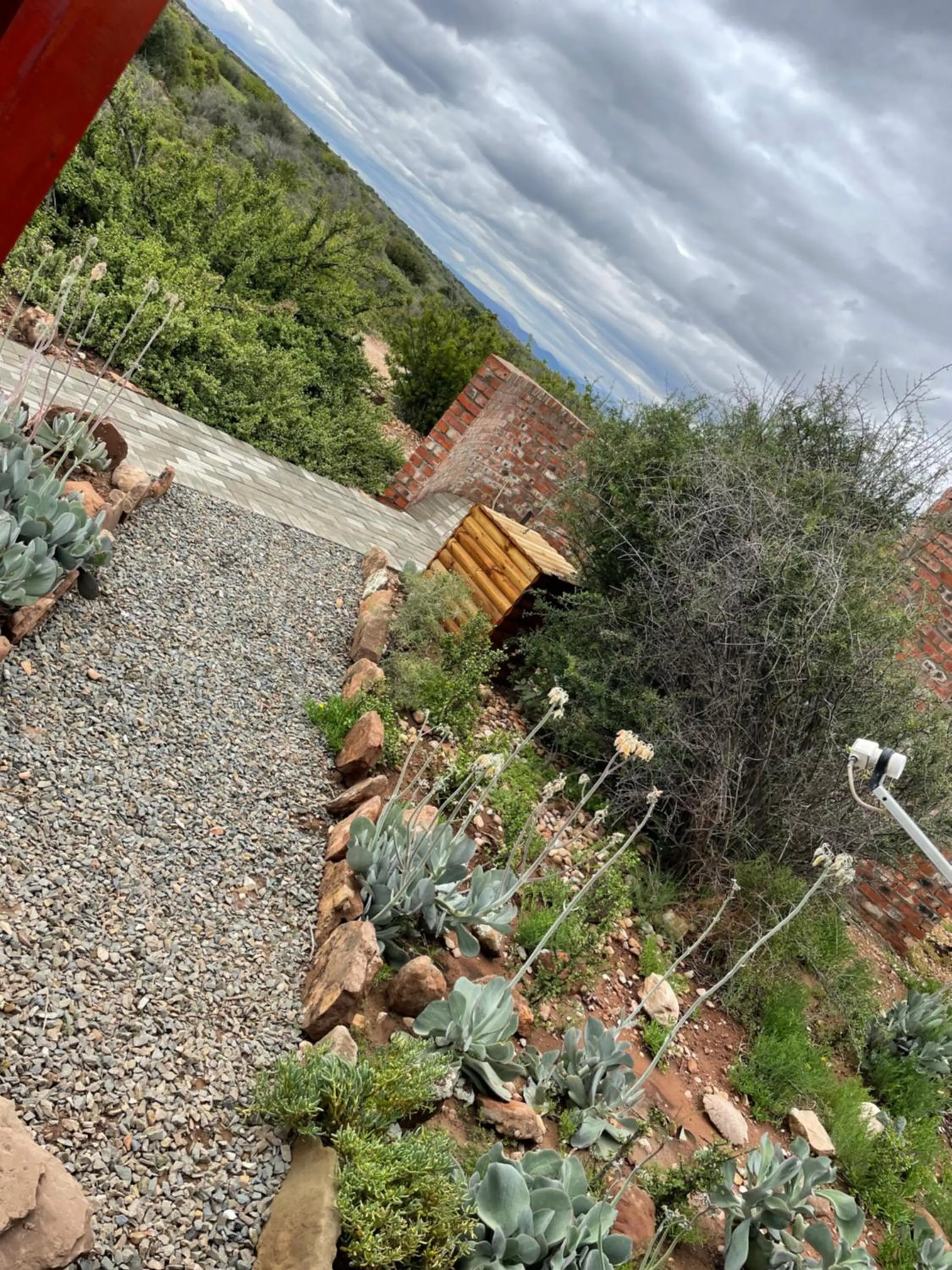 Natural landscape in Klein Karoo Game Lodge