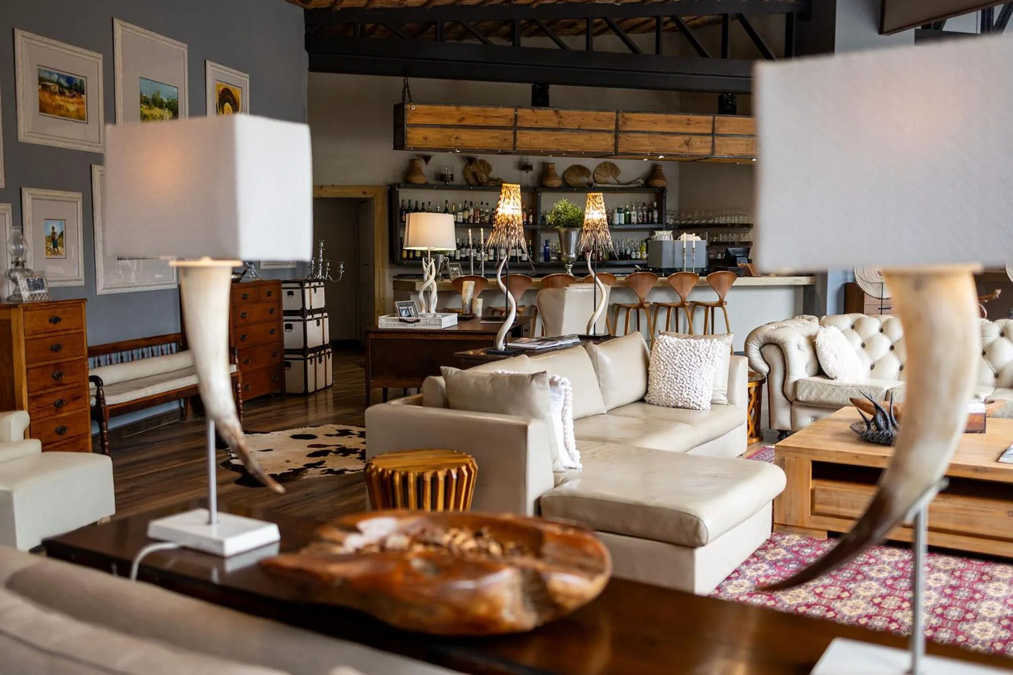 Lounge or bar in Karongwe - Becks Safari Lodge