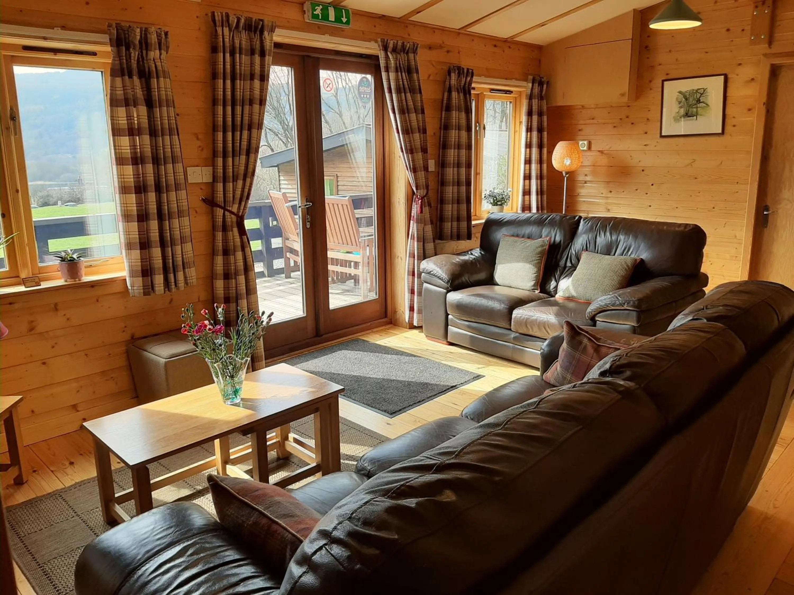 Living room in Tayview Lodges