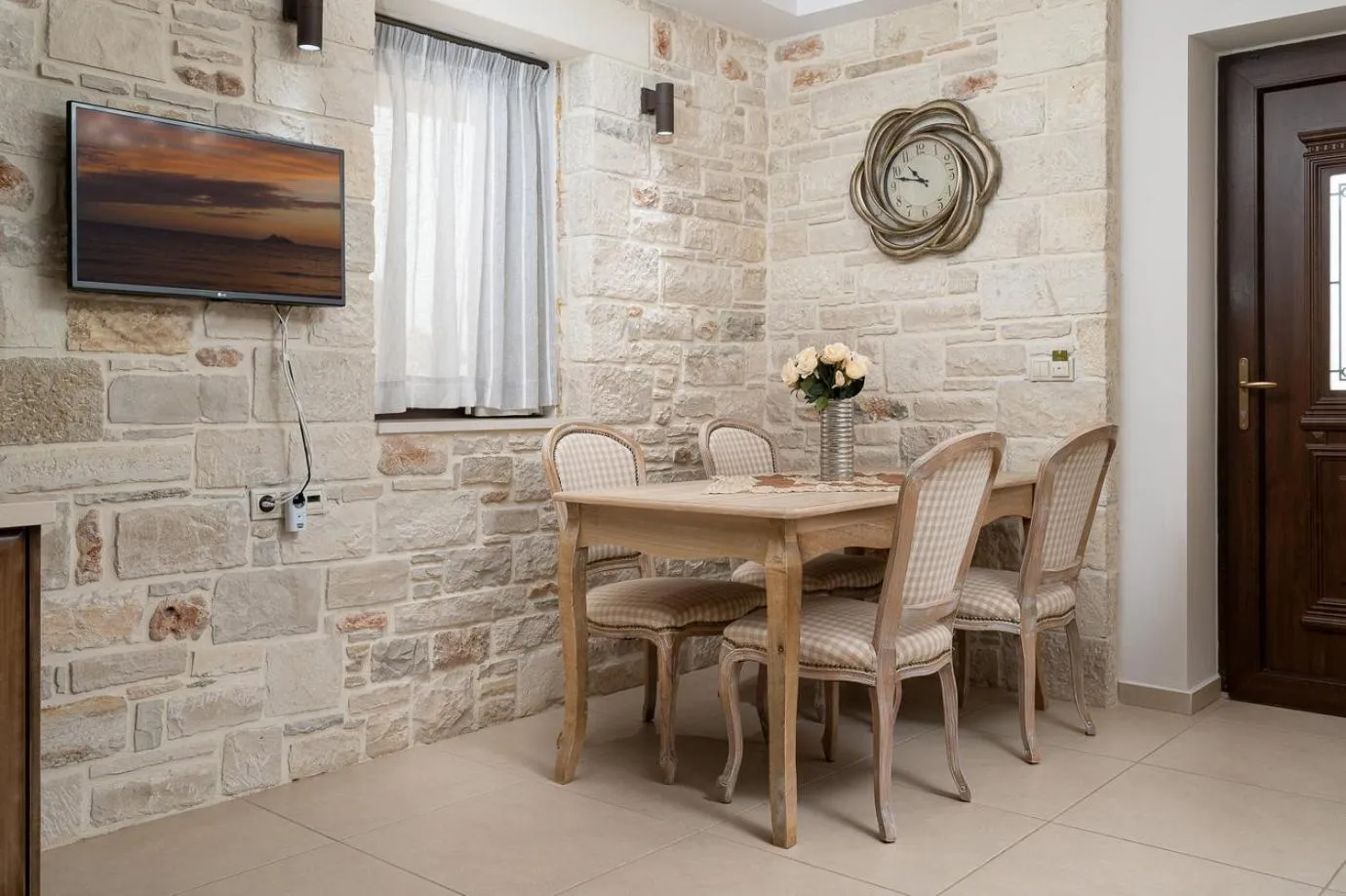Dining area in Orelia Cretan Deluxe Apartments