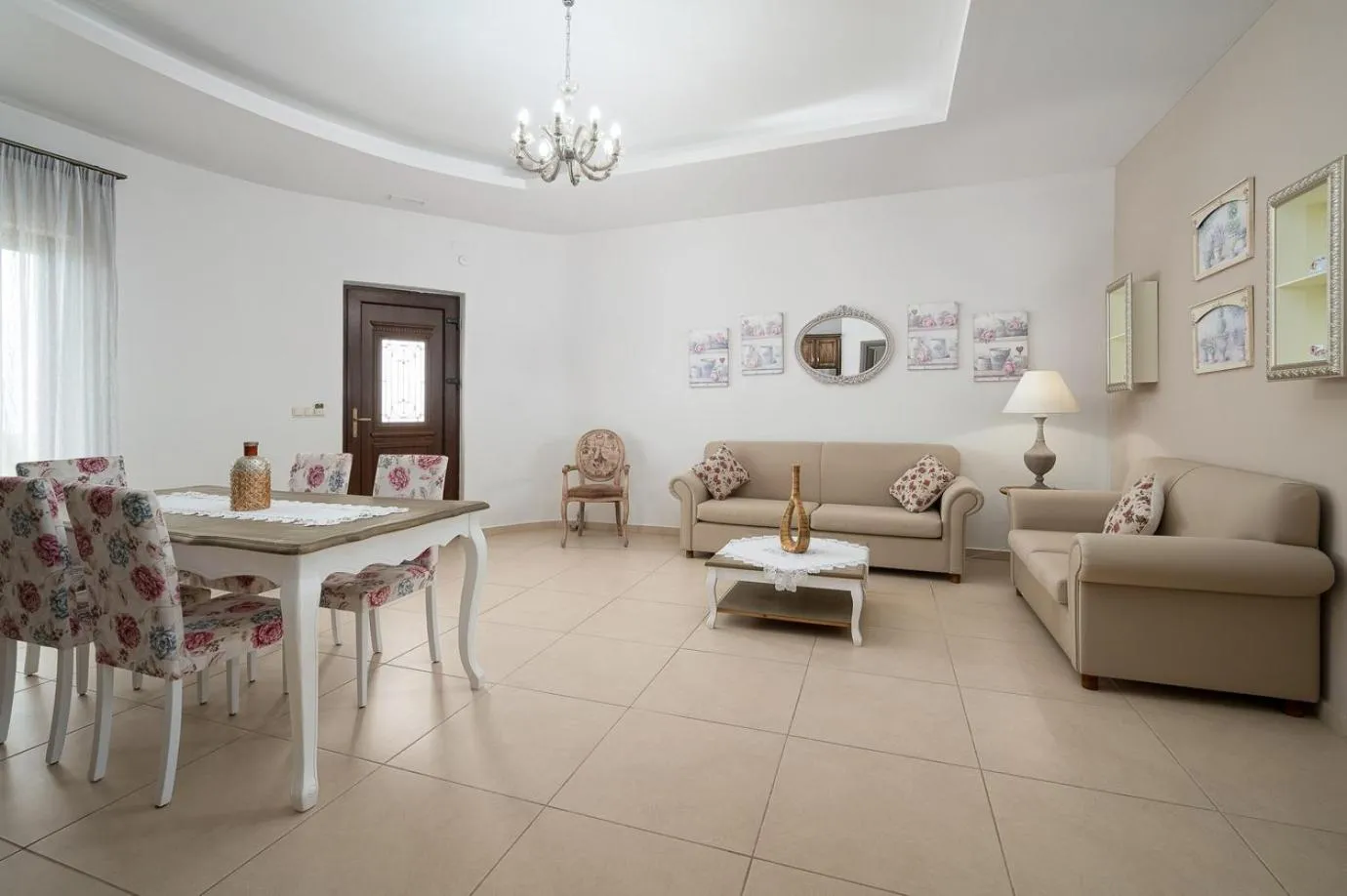 Living room in Orelia Cretan Deluxe Apartments