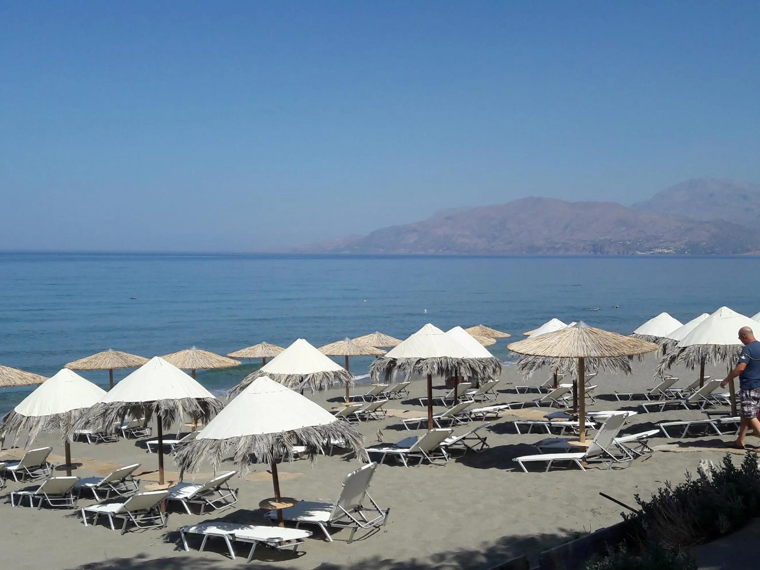 Beach in Orelia Cretan Deluxe Apartments