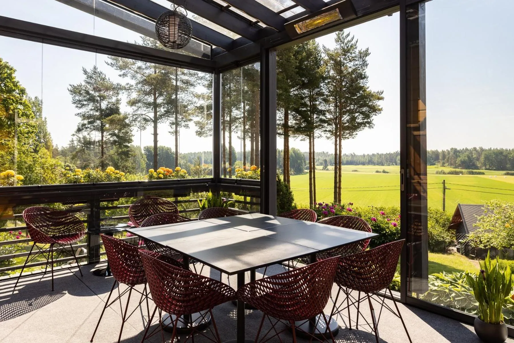 Patio in Leena's B&B