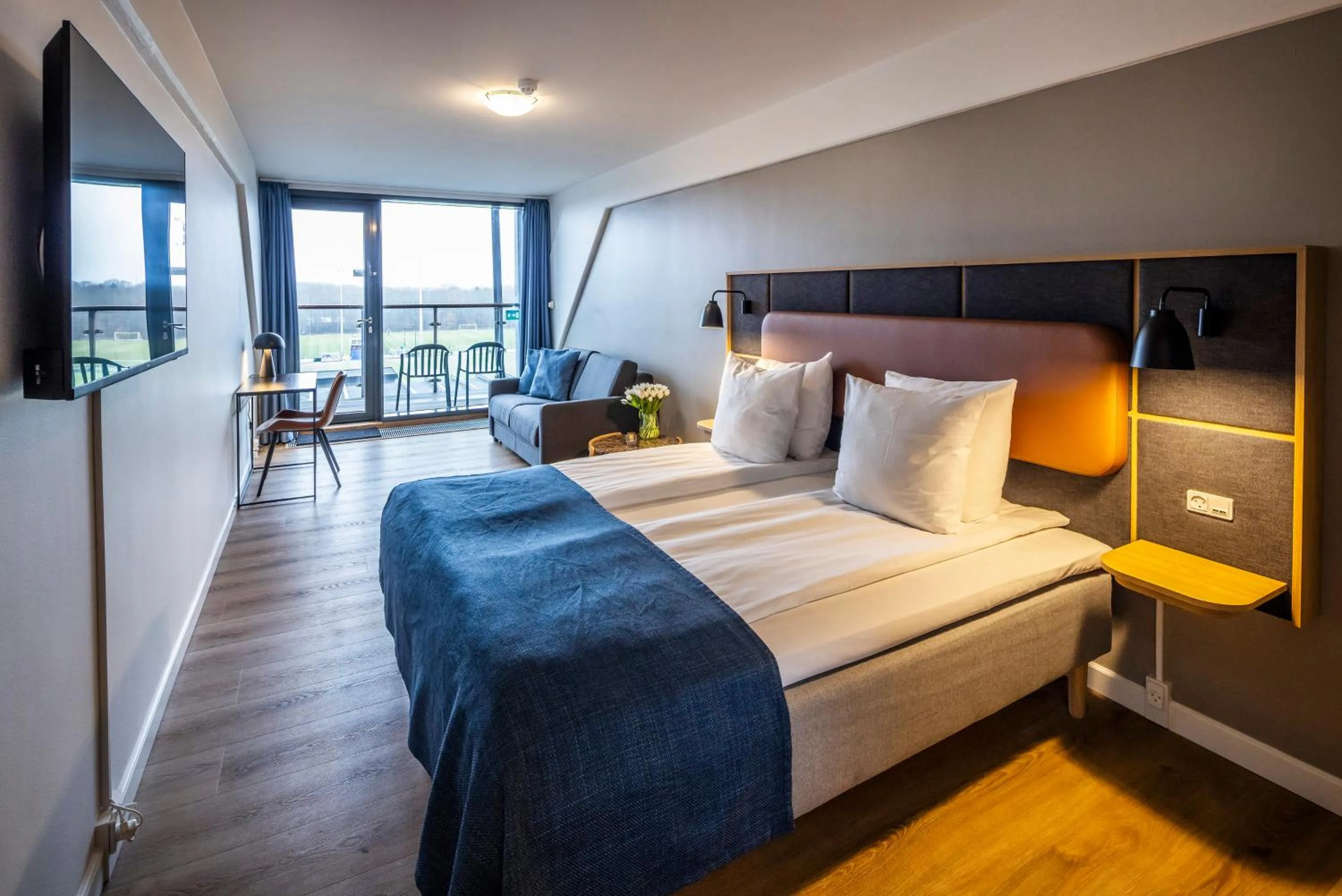 Bed in Idrættens Hus Hotel og Konference