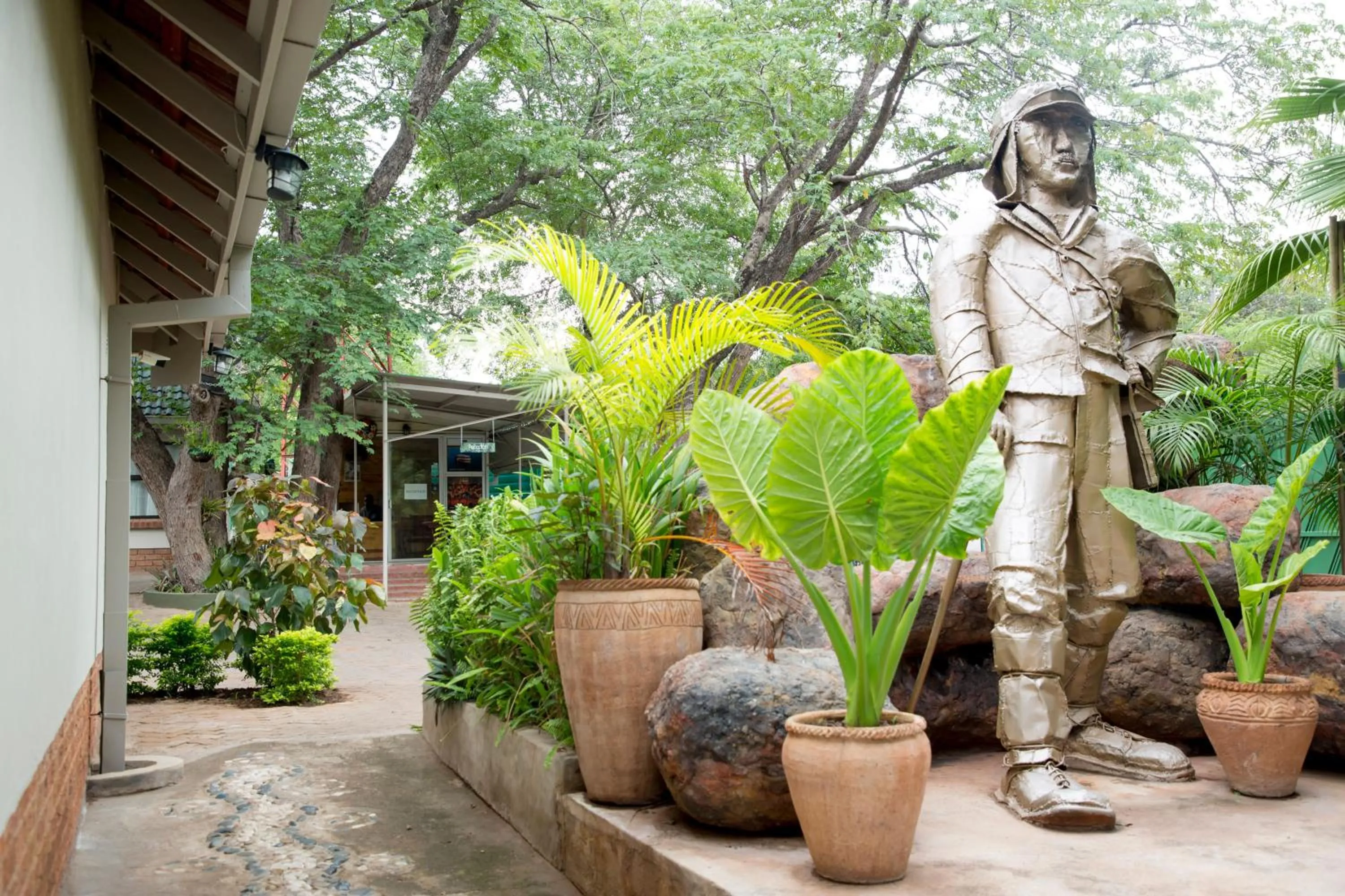 Garden in Livingstone Lodge