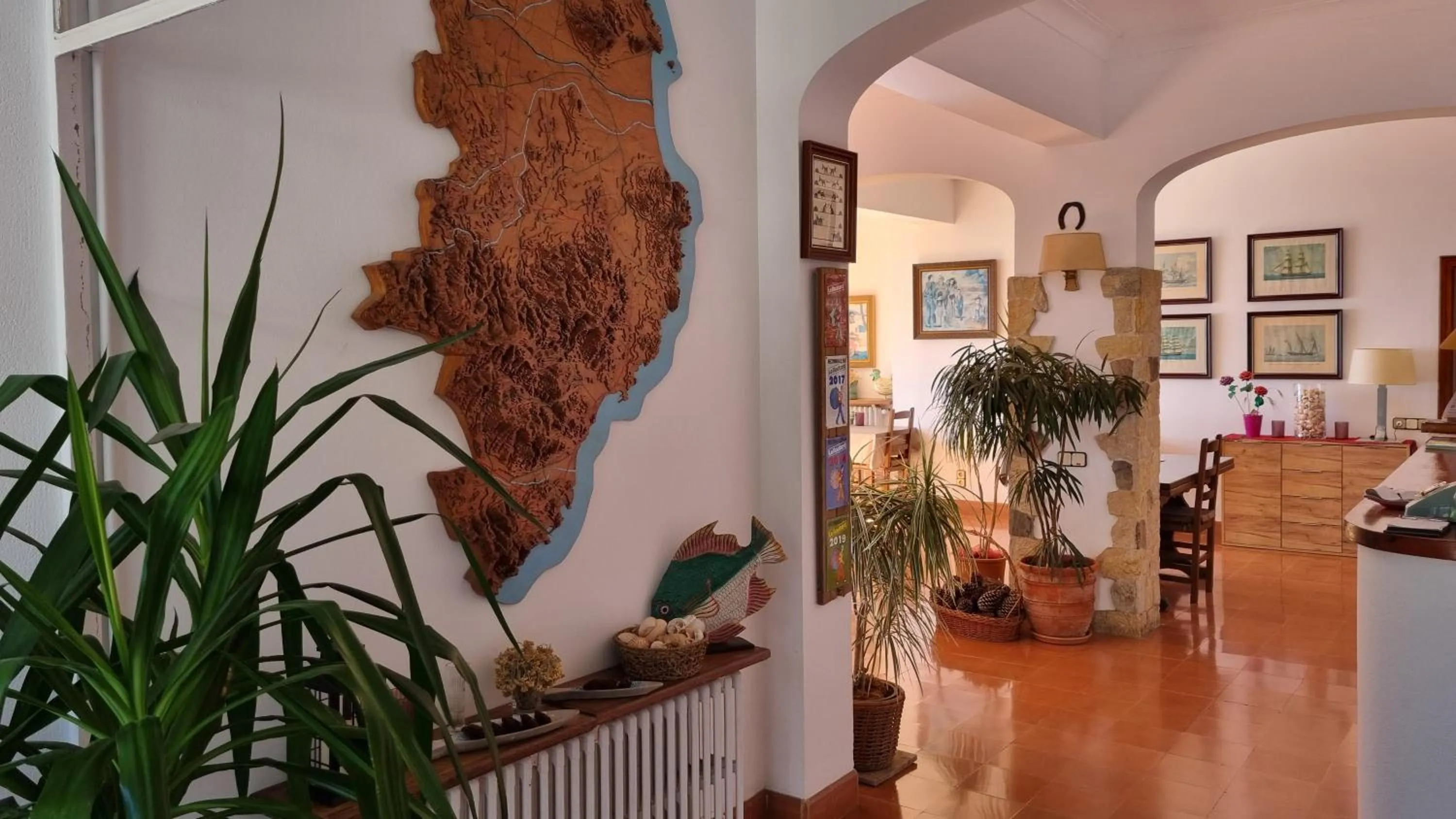 Living room in Hostal Sa Barraca - Adults Only