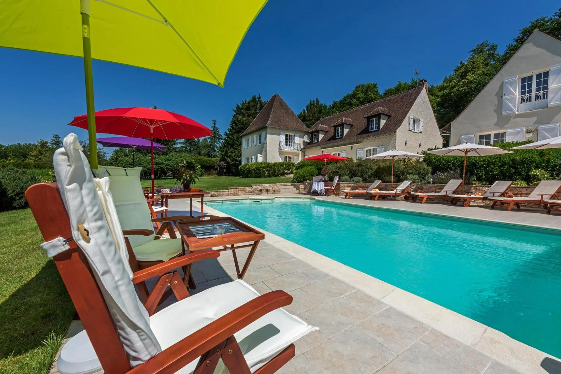 Swimming pool in Domaine du Bois des Anges