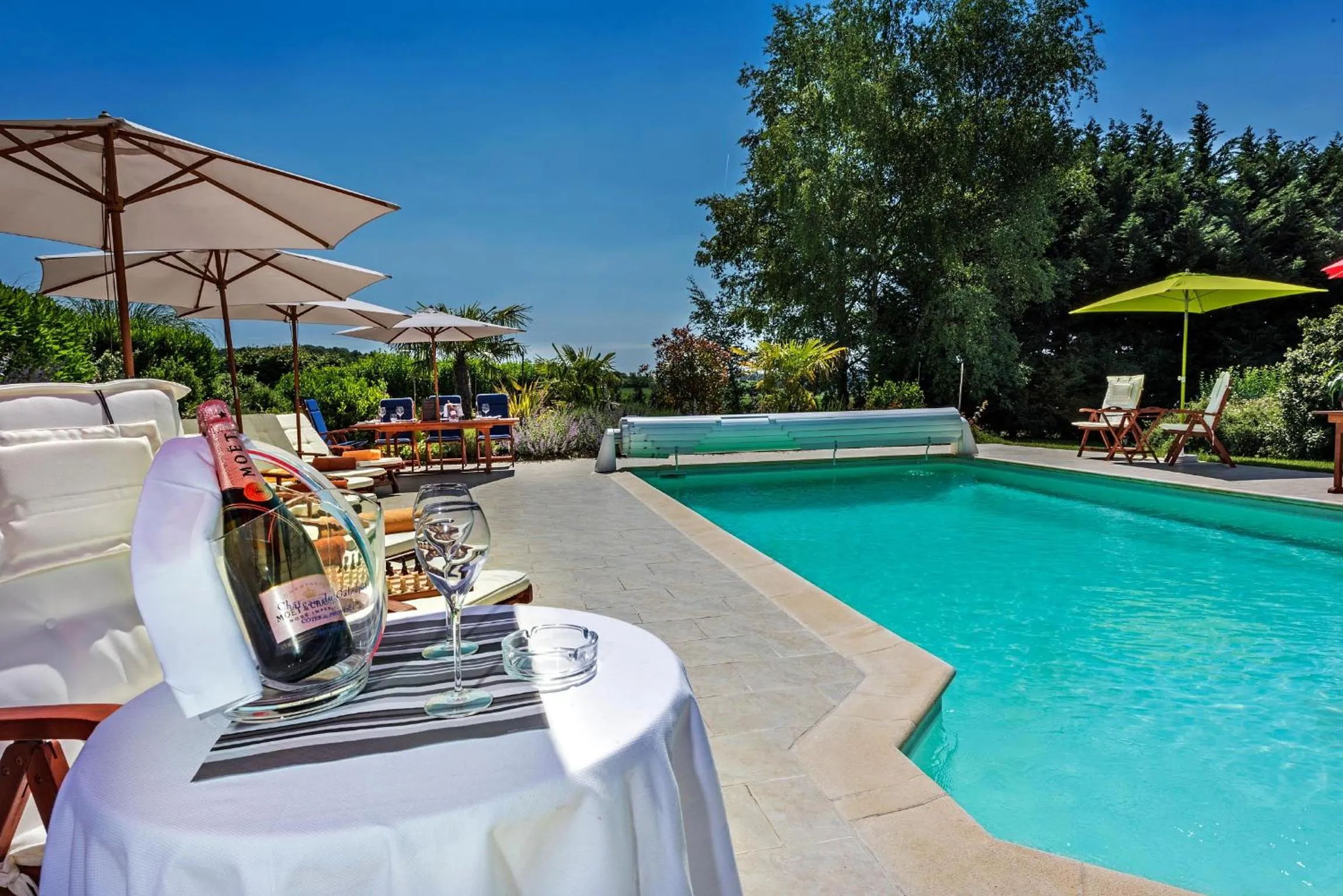 Swimming pool in Domaine du Bois des Anges