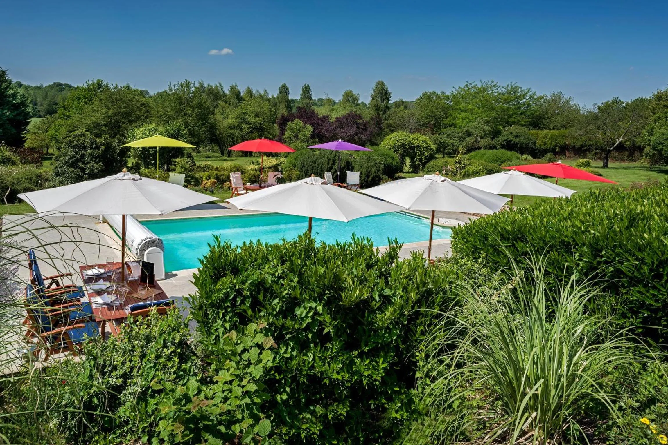 Swimming pool in Domaine du Bois des Anges