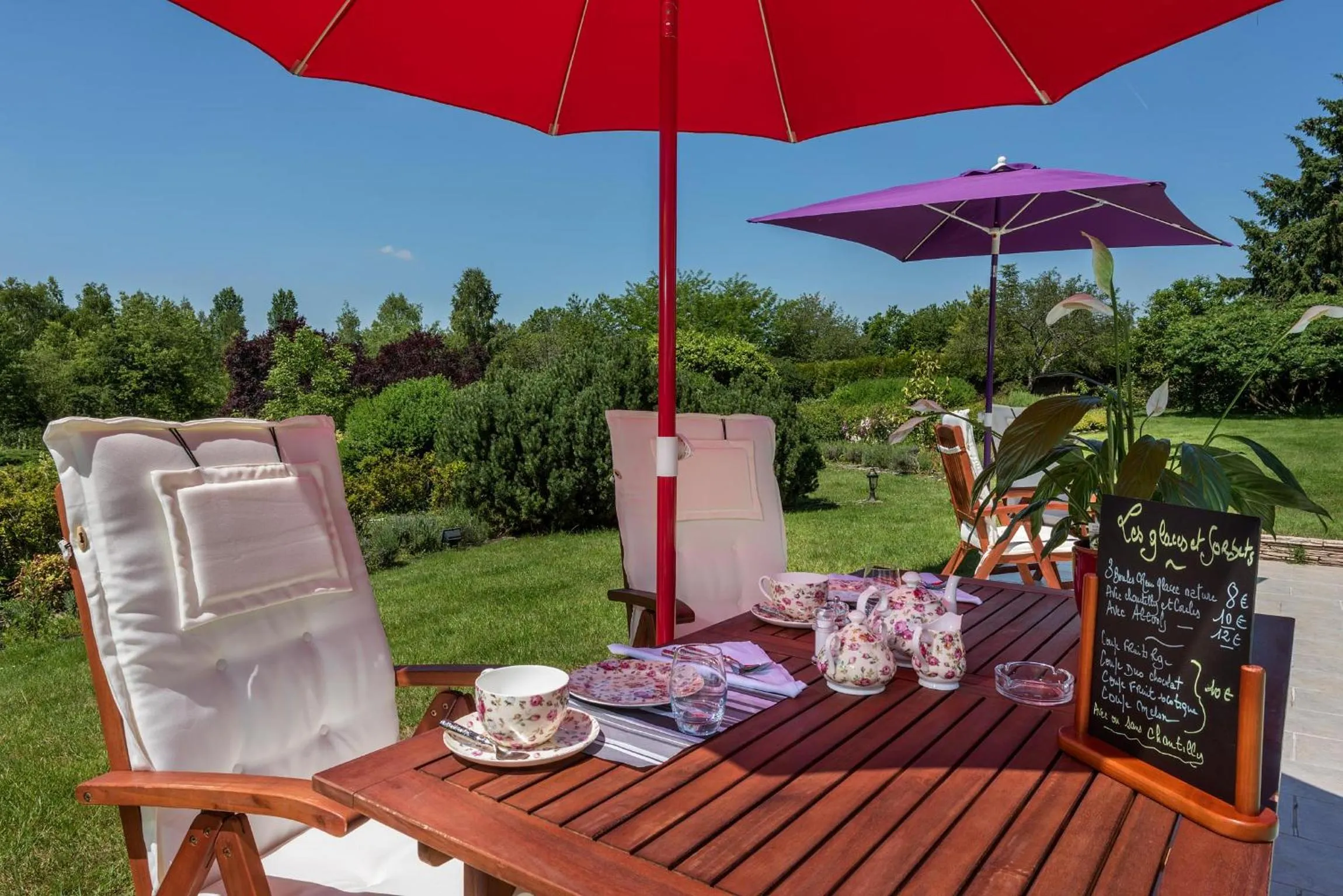 Patio in Domaine du Bois des Anges